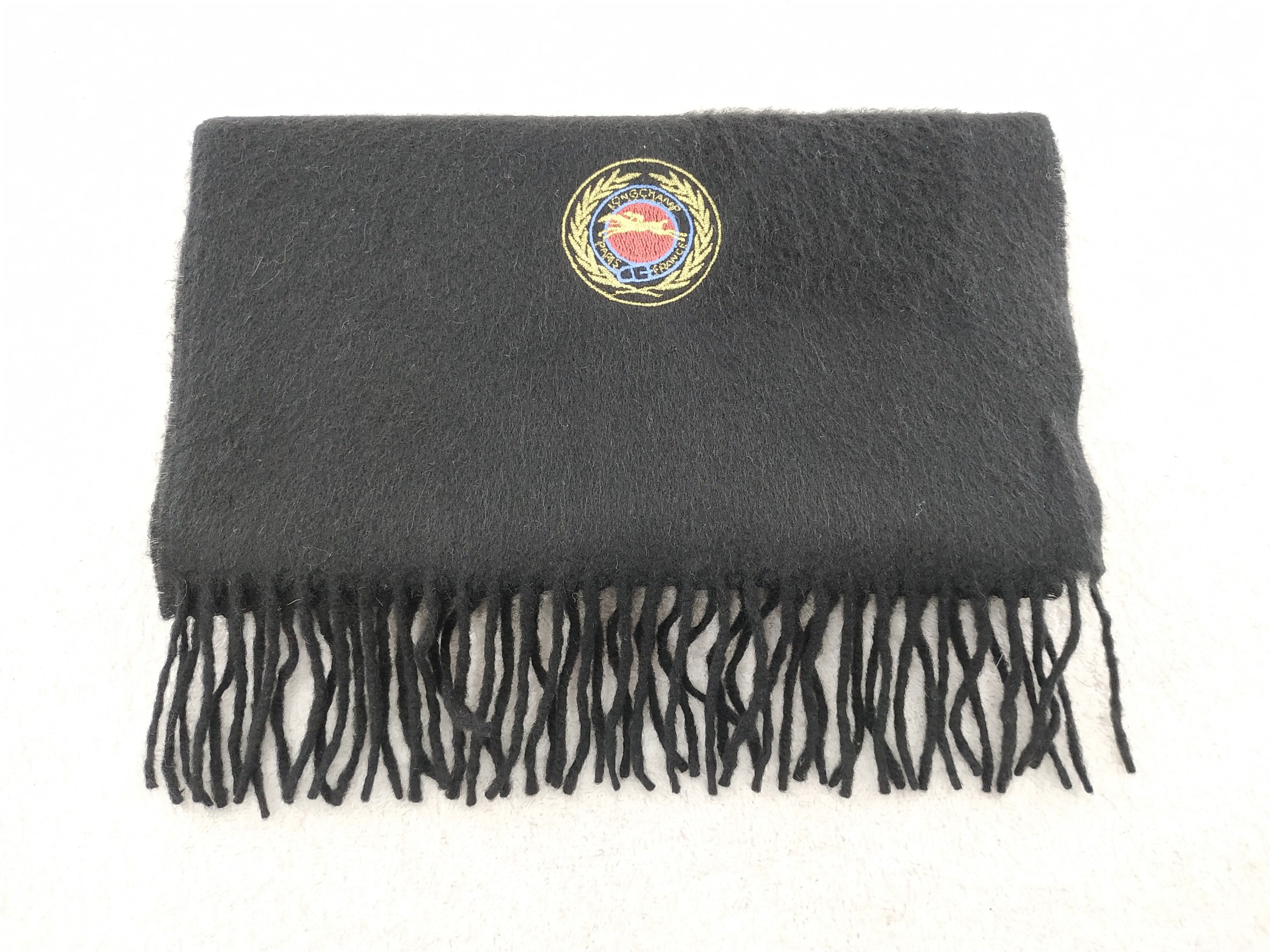 Longchamp Vintage Longchamp Scarf/Muffler/Neckwear MF311 Size ONE SIZE - 3 Thumbnail