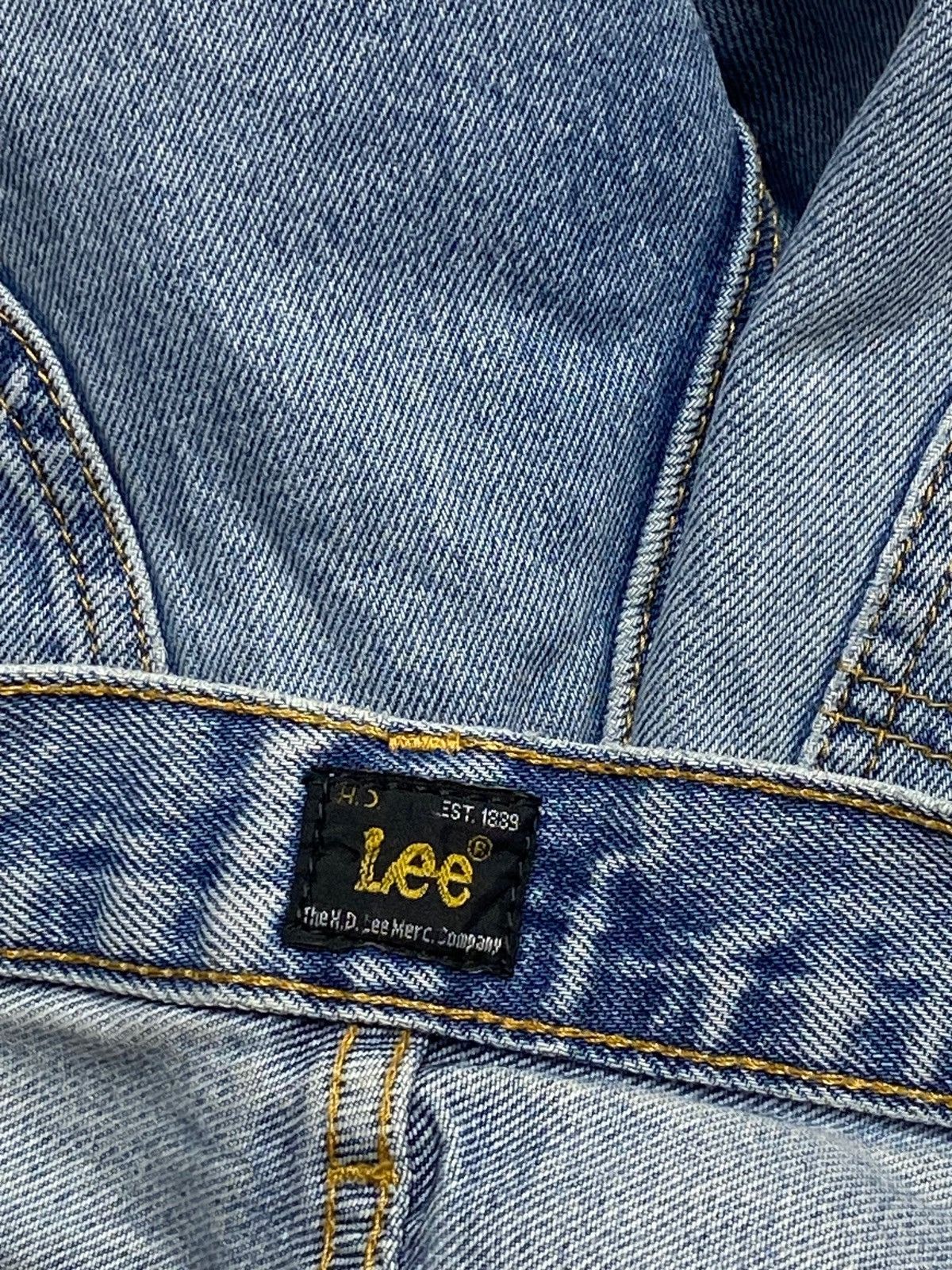 Jean Vintage LEE Light Washed Denim Jeans Wide Baggy Size US 36 / EU 52 - 6 Thumbnail