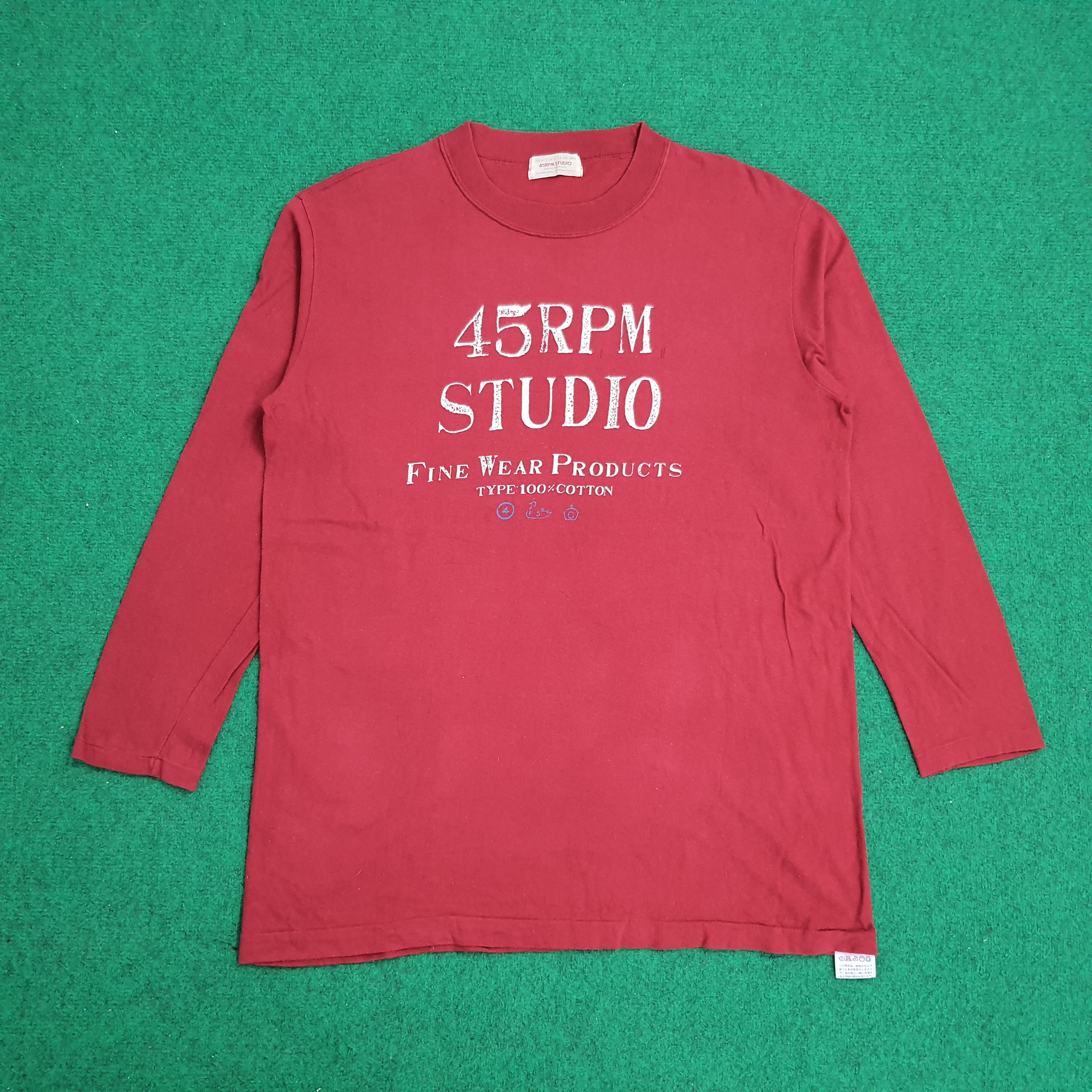 45rpm 45RPM Studio Long Sleeve Tshirt Size US M / EU 48-50 / 2 - 1 Thumbnail