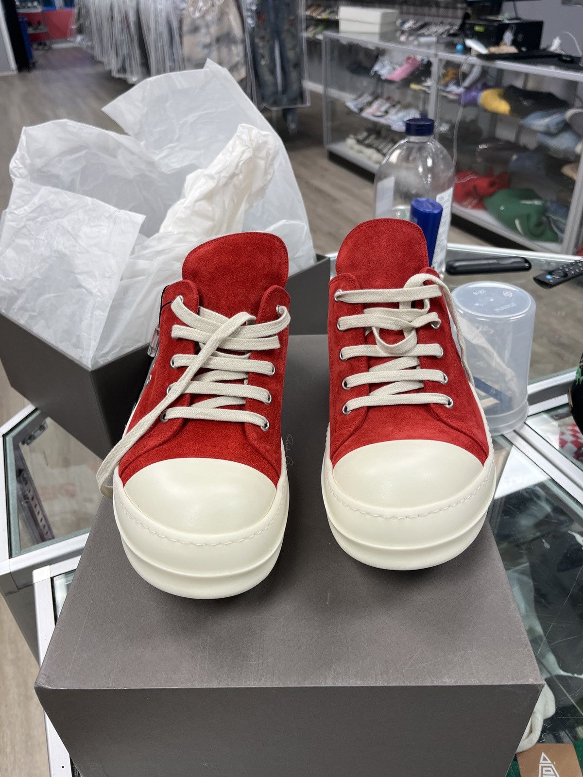 Rick Owens Rick Owens Extreme low carnelian/milk/milk size 9 Size US 9 / EU 42 - 6 Thumbnail