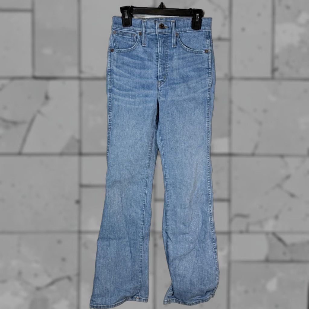 Madewell Madewell Jeans Women Flared Retro Cotton Blue 24 Inseam 28 Size 24x28 Mens Womens Boys Girls Size 42" / US 20 - 1 Thumbnail