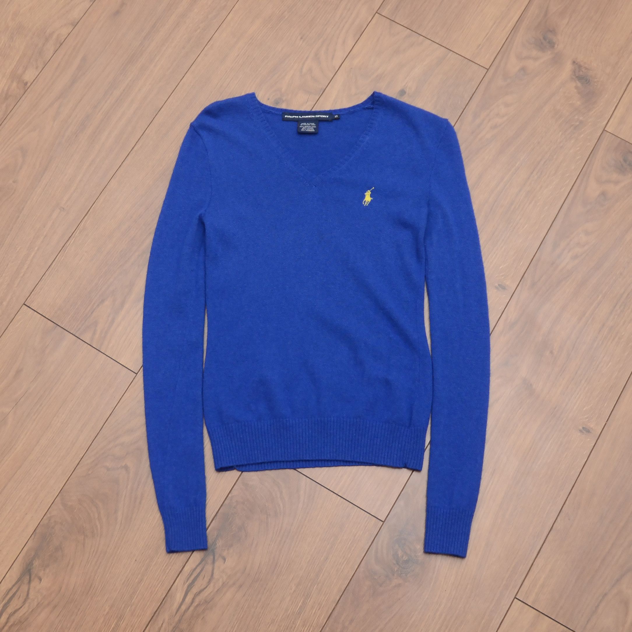 Ralph Lauren Sport Ralph Lauren Sport Royal Blue Merino Wool Cashmere Sweater Size XS / US 0-2 / IT 36-38 - 4 Thumbnail