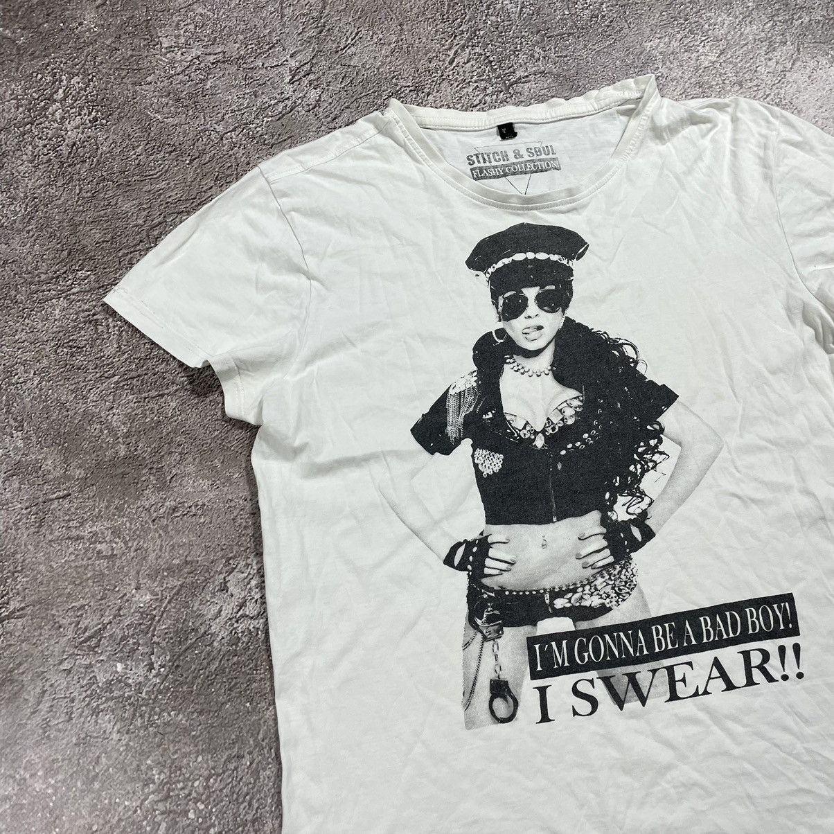 Vintage Vintage Y2K Graphic Tee Sun Faded Streetwear Archive Boxy M Size US M / EU 48-50 / 2 - 3 Thumbnail