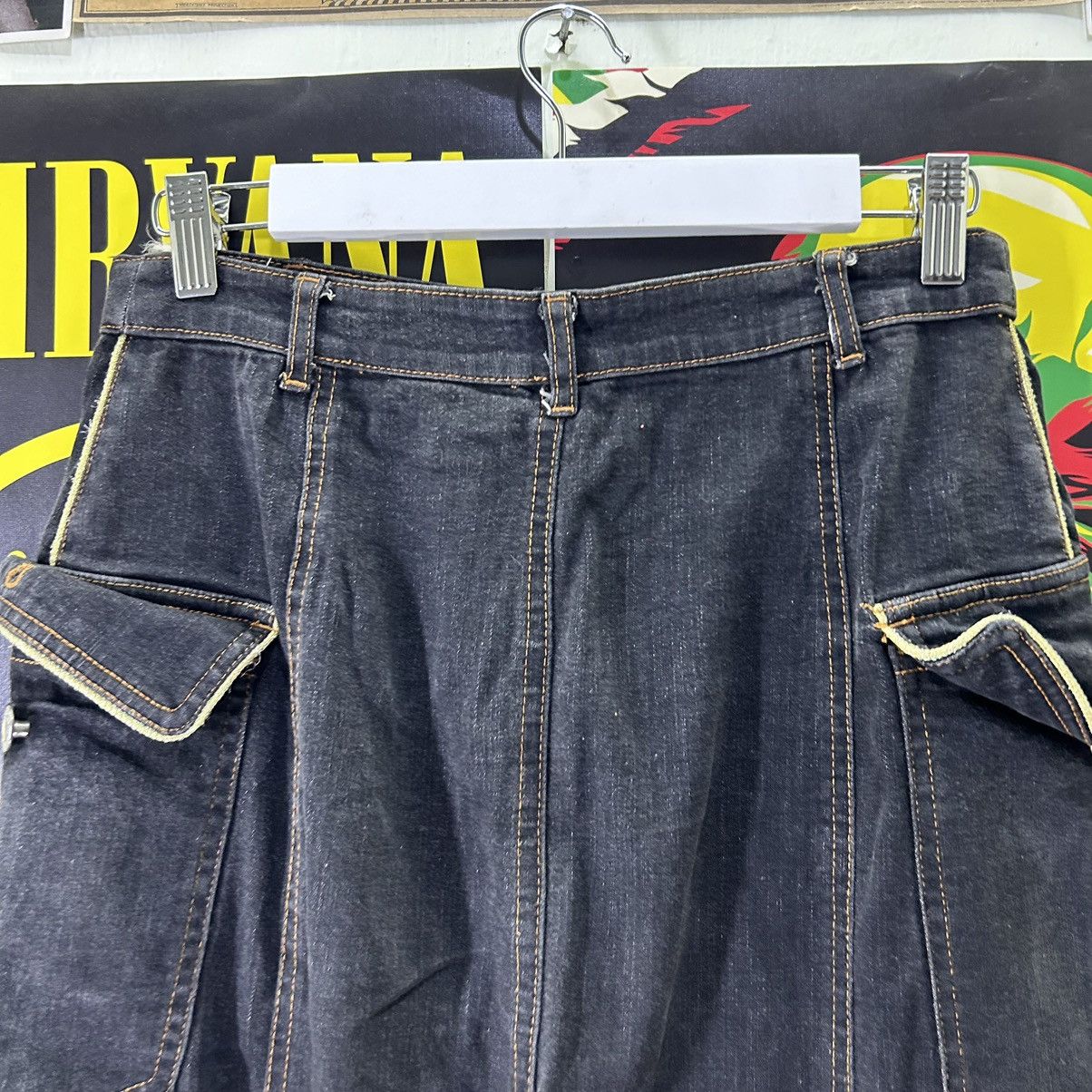 Vintage Vintage Sugarless Gal Maxi Denim Skirt Size 29" - 8 Thumbnail