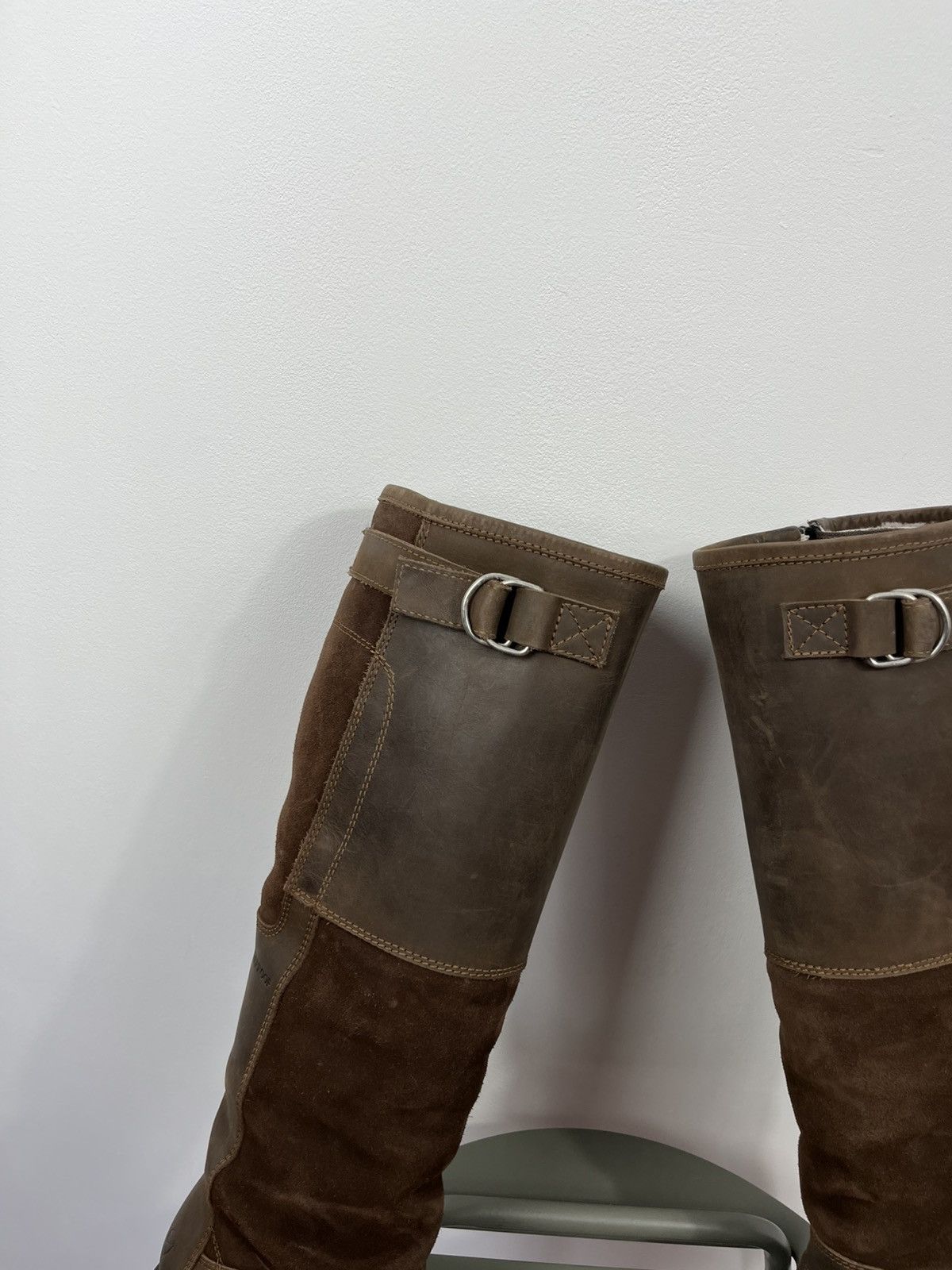 Other Waterproof Leather Knee High Boots Riding Outdoor EU 40 Size US 9 / IT 39 - 3 Thumbnail