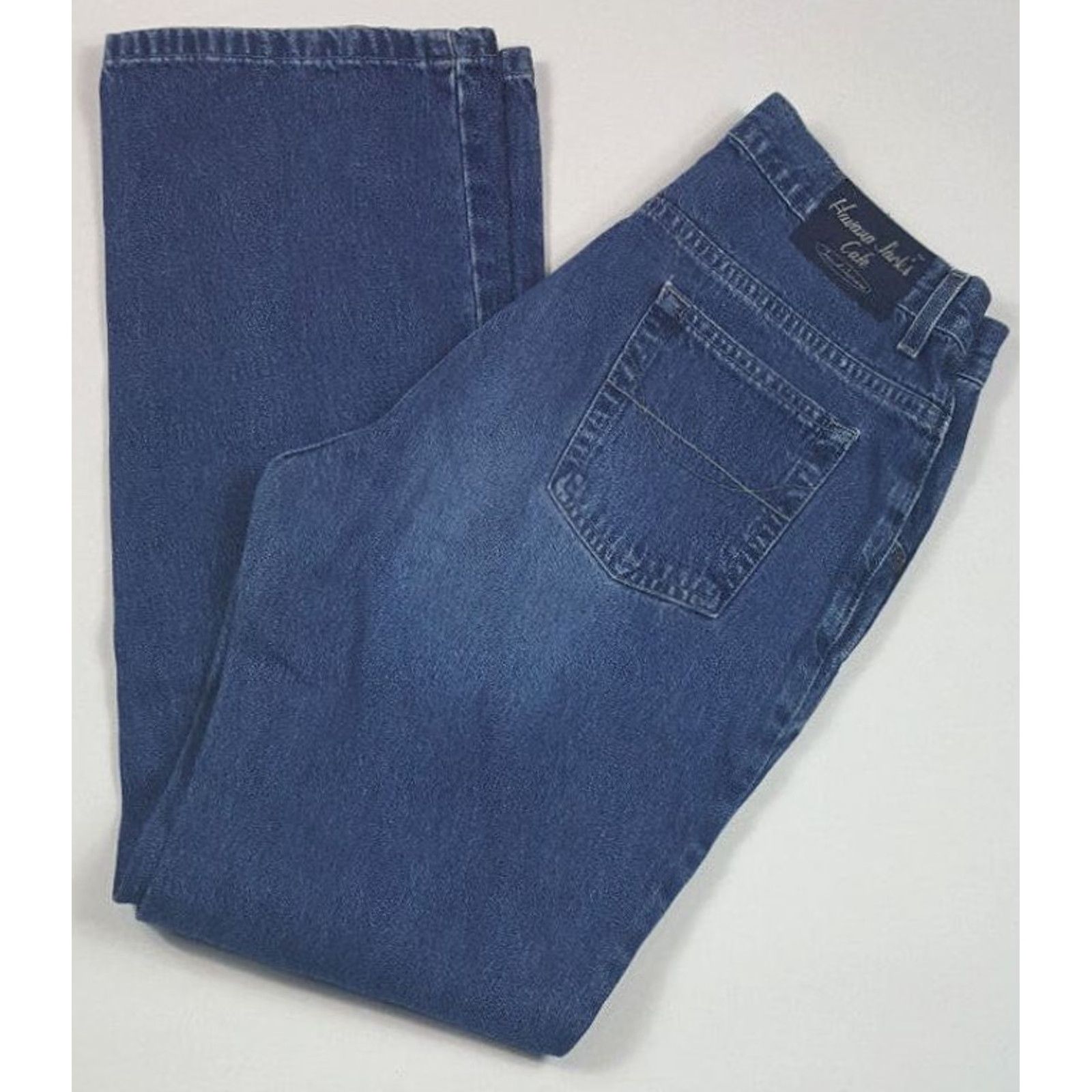Denime VINTAGE Havana Jack's Cafe Jeans Mom Blue 12 Denim 90s Retro Womens Classic Rise Medium Wash Regular Zip Pants Size 34" / US 12 / IT 48 - 6 Thumbnail