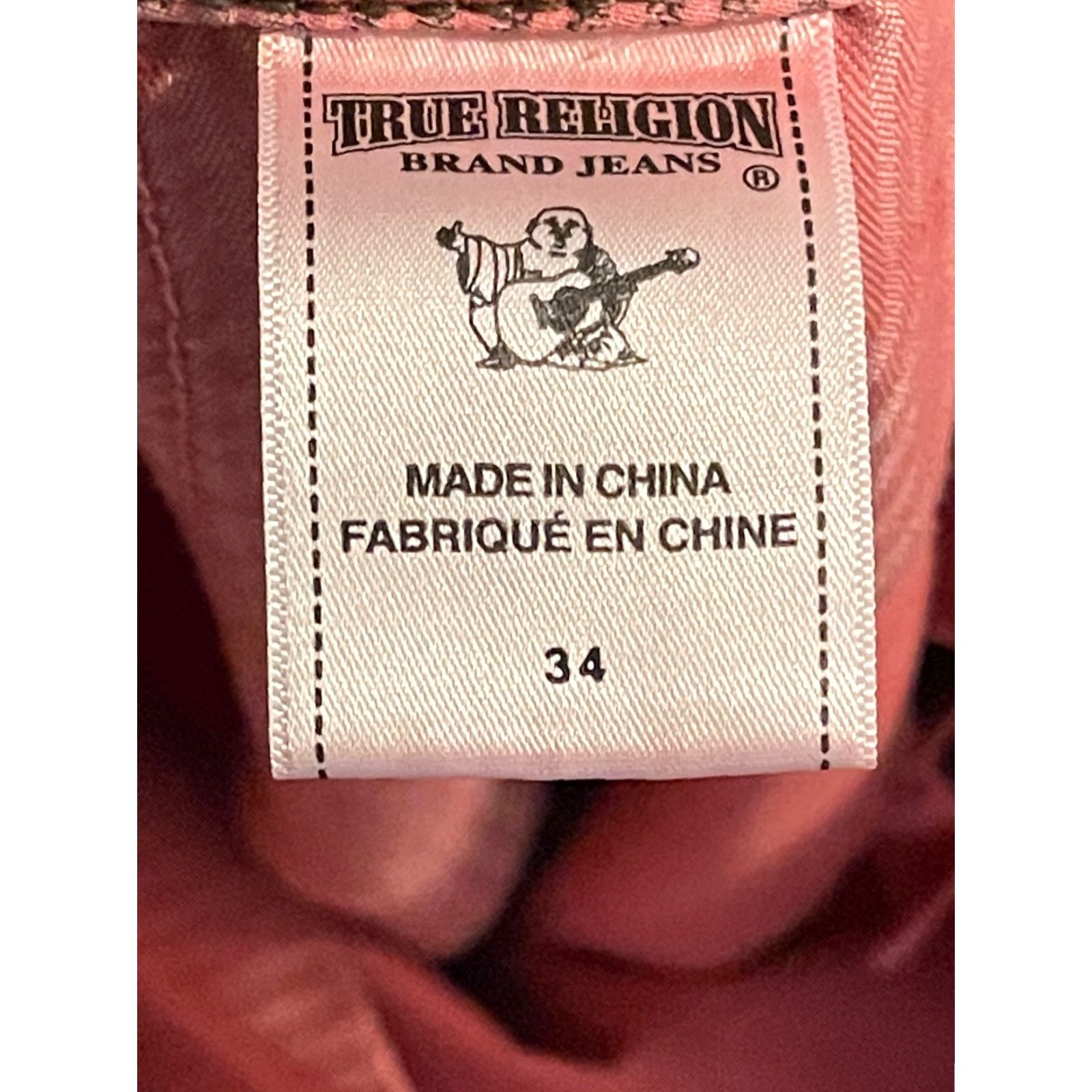 True Religion VINTAGE? Wait not vintage. True Religion Salmon Pants Men's 36x31 100% Cotton Straight Front Casual Pants Mens Salmon 36x31 Pants Size US 36 / EU 52 - 7 Thumbnail