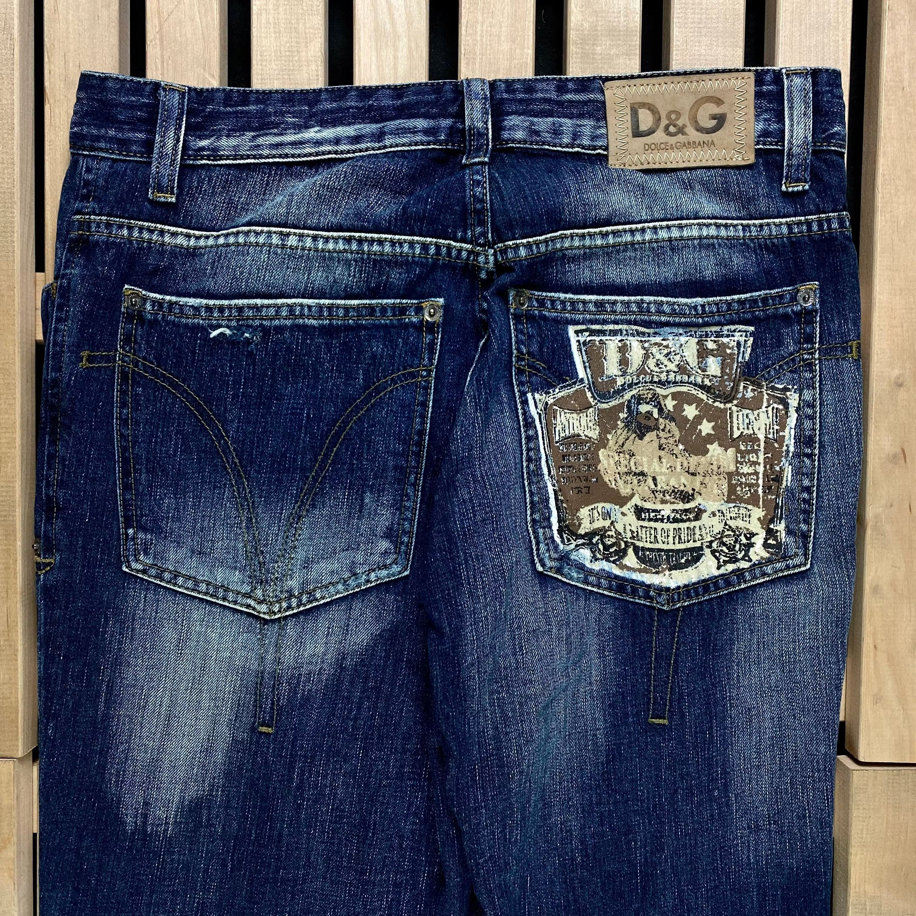 Dolce & Gabbana × Vintage Mens Jeans Denim Dolce Gabbana Size 31 Vintage Size US 31 - 5 Thumbnail