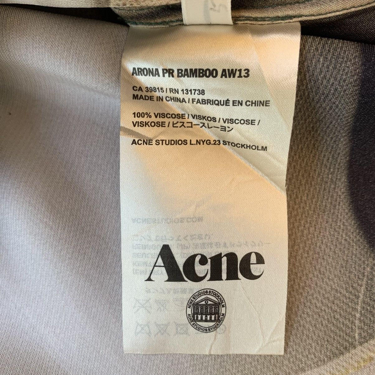 Acne Studios Acne Studios Aw13 Arona PR Bamboo Shirt Size M / US 6-8 / IT 42-44 - 12 Thumbnail