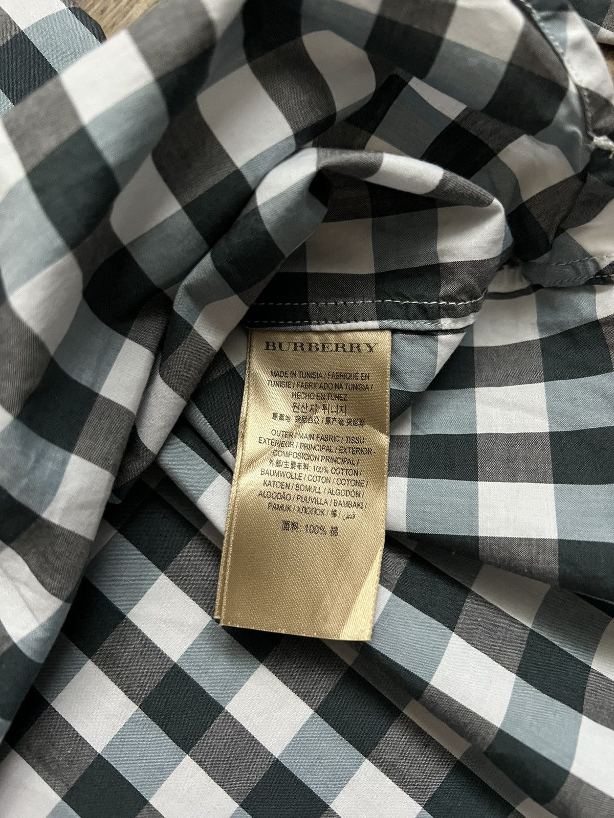 Burberry Burberry London Plaid Shirt Size US XL / EU 56 / 4 - 5 Thumbnail