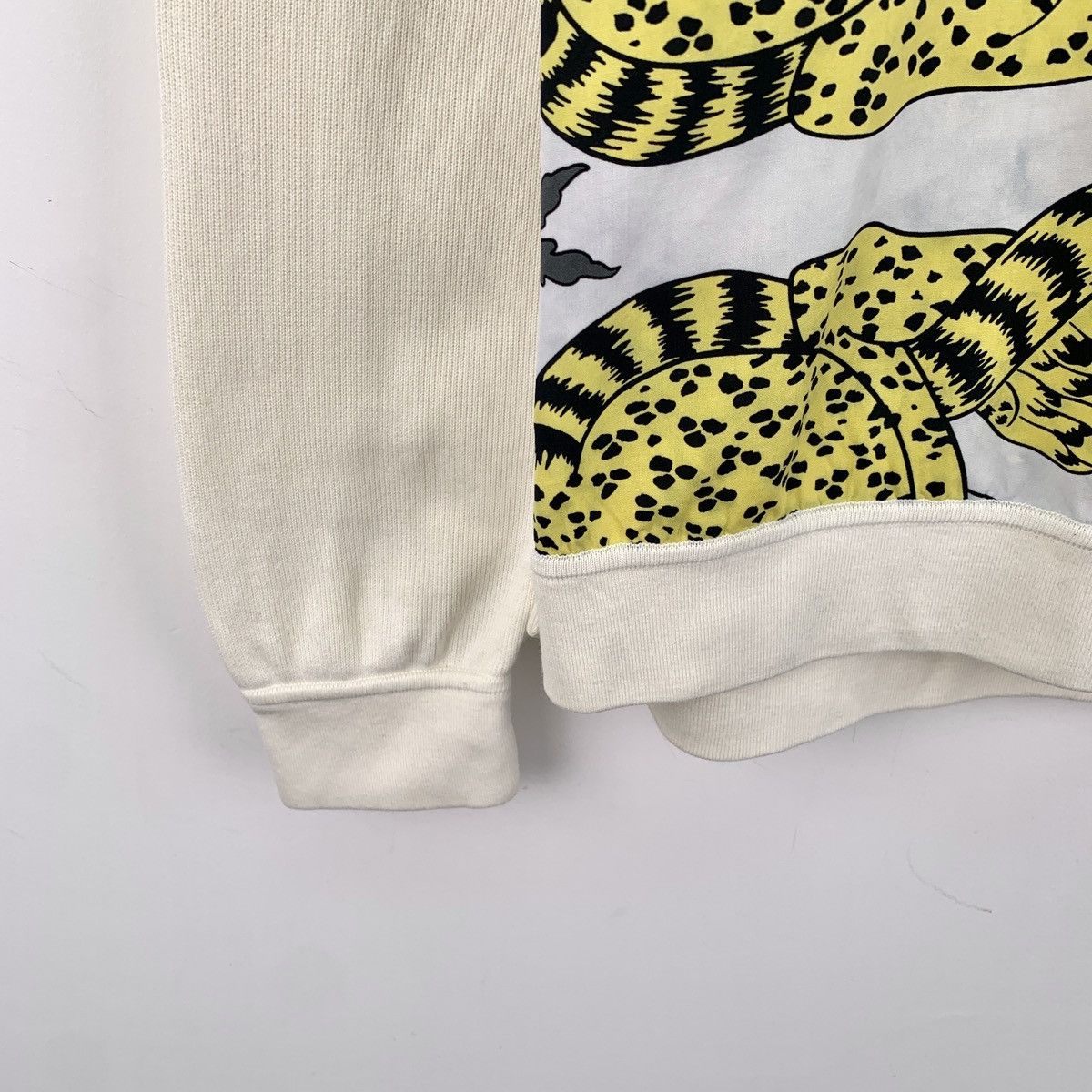 Hermes Hermes Color-blocked Leopard Silk Printed Sweatshirt K26WX Size S / US 4 / IT 40 - 5 Thumbnail