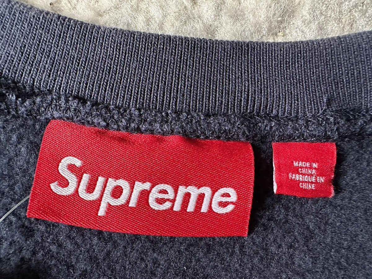 Supreme SUPREME WASHED BOX LOGO CREWNECK SS25 Size US L / EU 52-54 / 3 - 6 Thumbnail