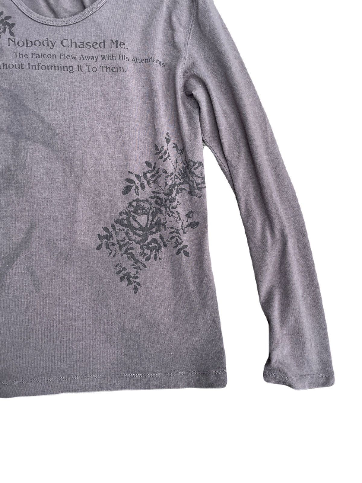 If Six Was Nine 2000s Japanese archive Poem Floral Smoke Long Sleeve Tee Size US M / EU 48-50 / 2 - 6 Thumbnail