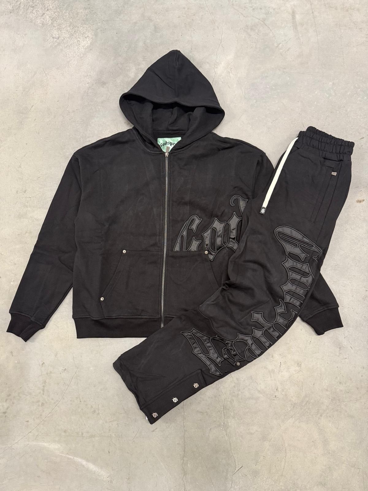Godspeed Godspeed Black Satin OG Logo V2 Sweatsuit Brand New Size US S / EU 44-46 / 1 - 1 Thumbnail
