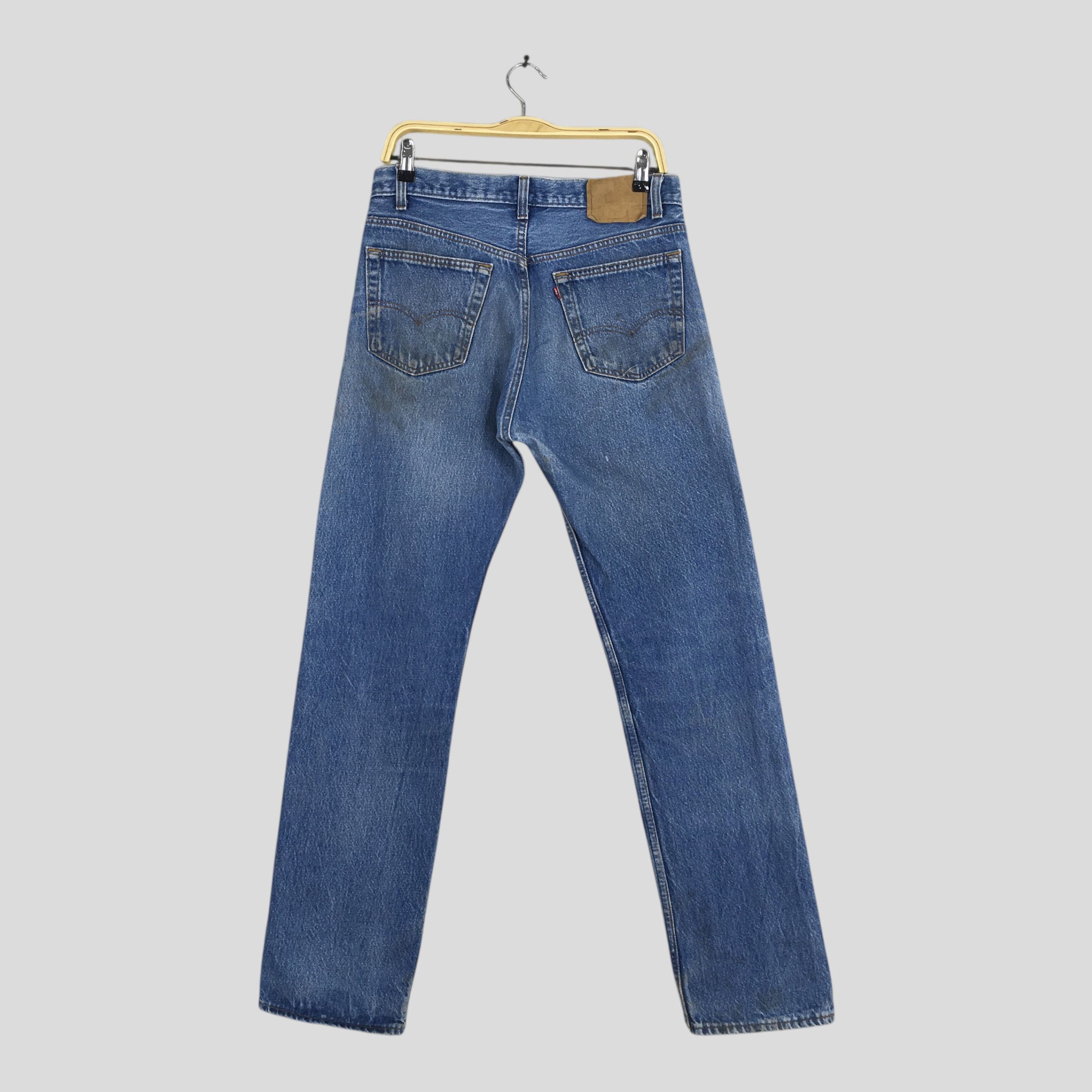 Levi's Size 30x31 Vintage Levi's 501 Faded Blue Jeans S1350 Size US 30 / EU 46 - 7 Thumbnail