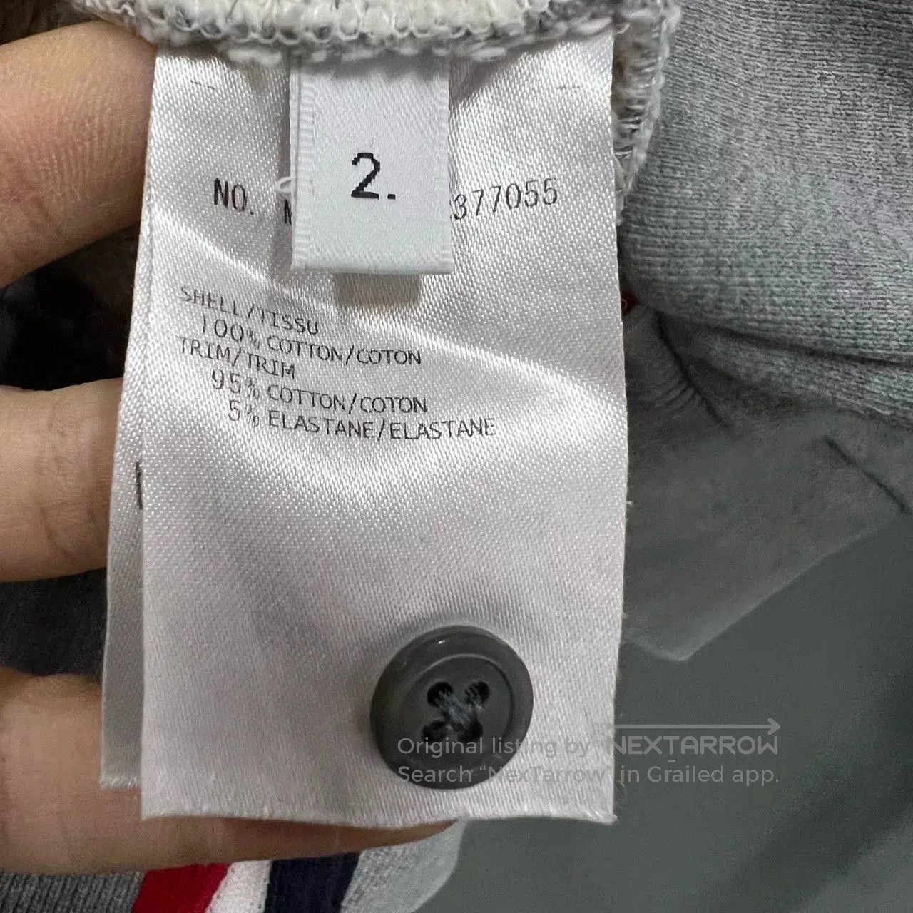 Thom Browne thom browne gray striped sweatshirt size 2. Size US M / EU 48-50 / 2 - 6 Thumbnail