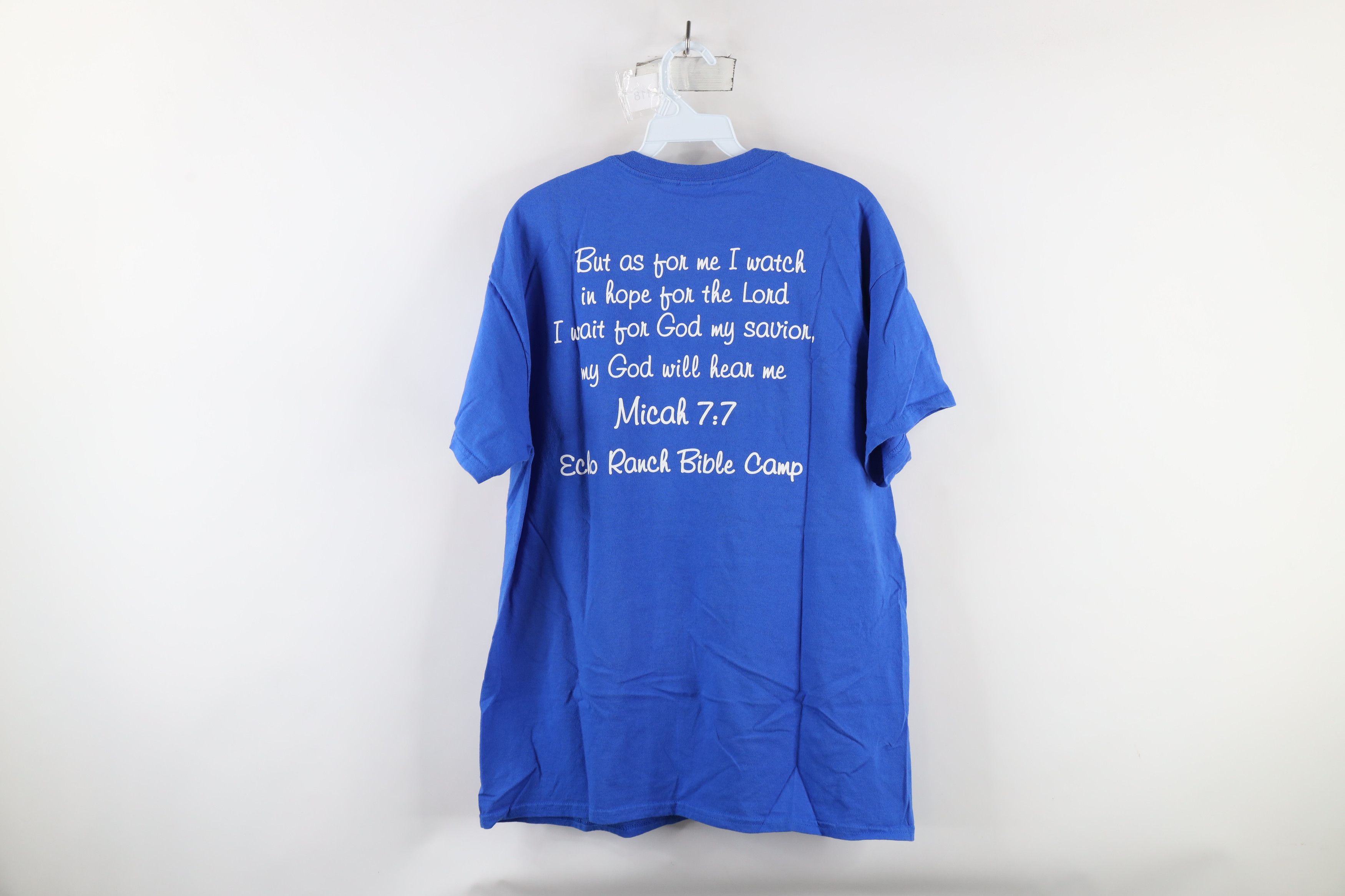 Vintage Vintage Echo Ranch Bible Camp Short Sleeve T-Shirt Blue Size US L / EU 52-54 / 3 - 9 Thumbnail