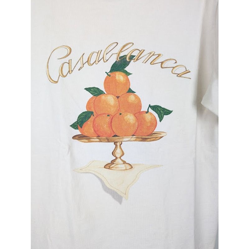 Casablanca o1rshd1 CC20 Ne Pas Deranger' T-Shirt in White Size US S / EU 44-46 / 1 - 4 Thumbnail