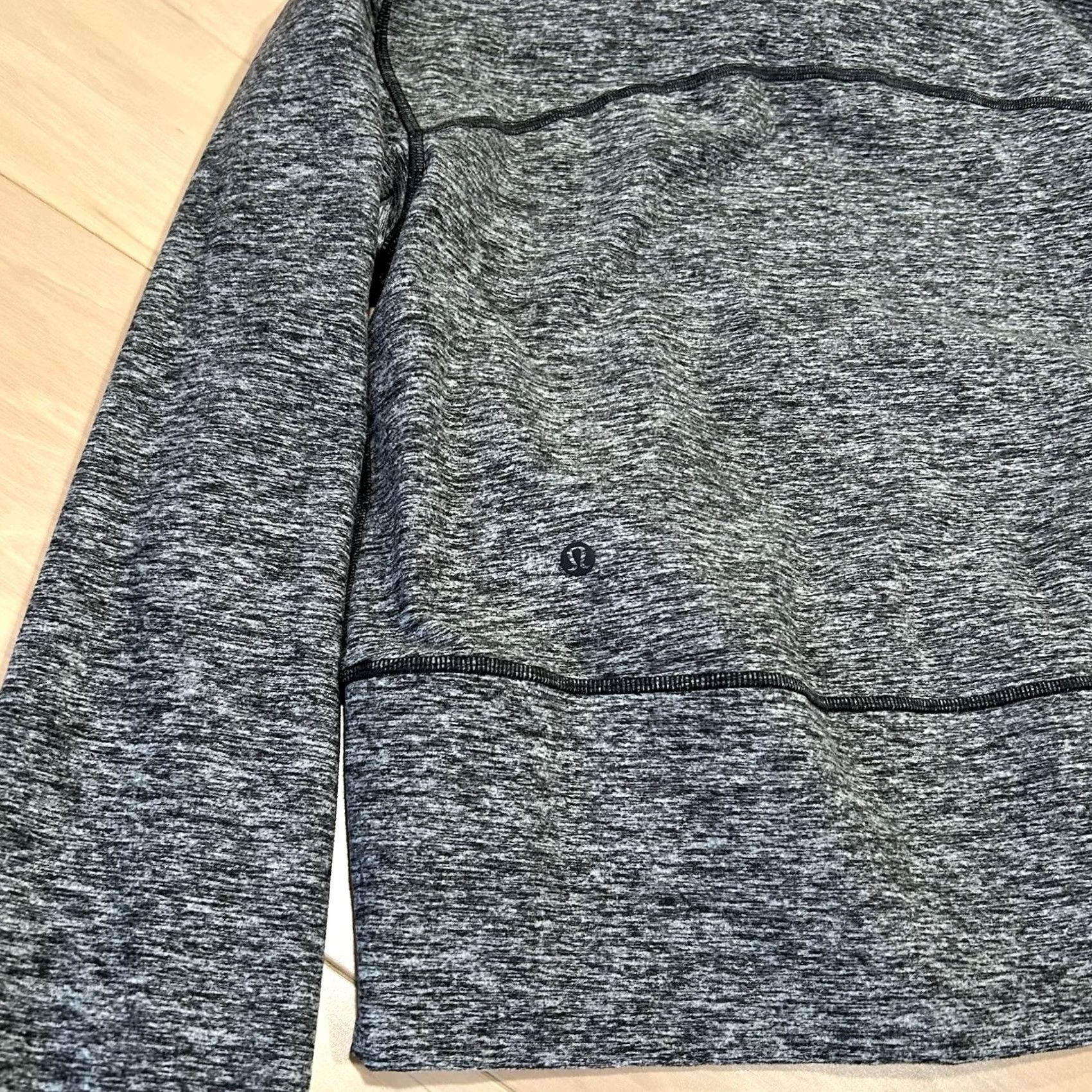 Lululemon Lululemon Ready to Rulu Fleece Pullover Heathered Black Women’s 10 Pullover Long Sleeve Zip Pocket Logo Casual Activewear Urban Fashion 90s Style Size L / US 10 / IT 46 - 5 Thumbnail