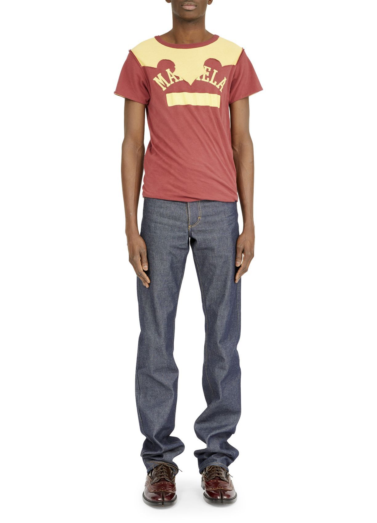 Maison Margiela o1w1db10324 T-Shirts in Burgundy Size US M / EU 48-50 / 2 - 2 Thumbnail