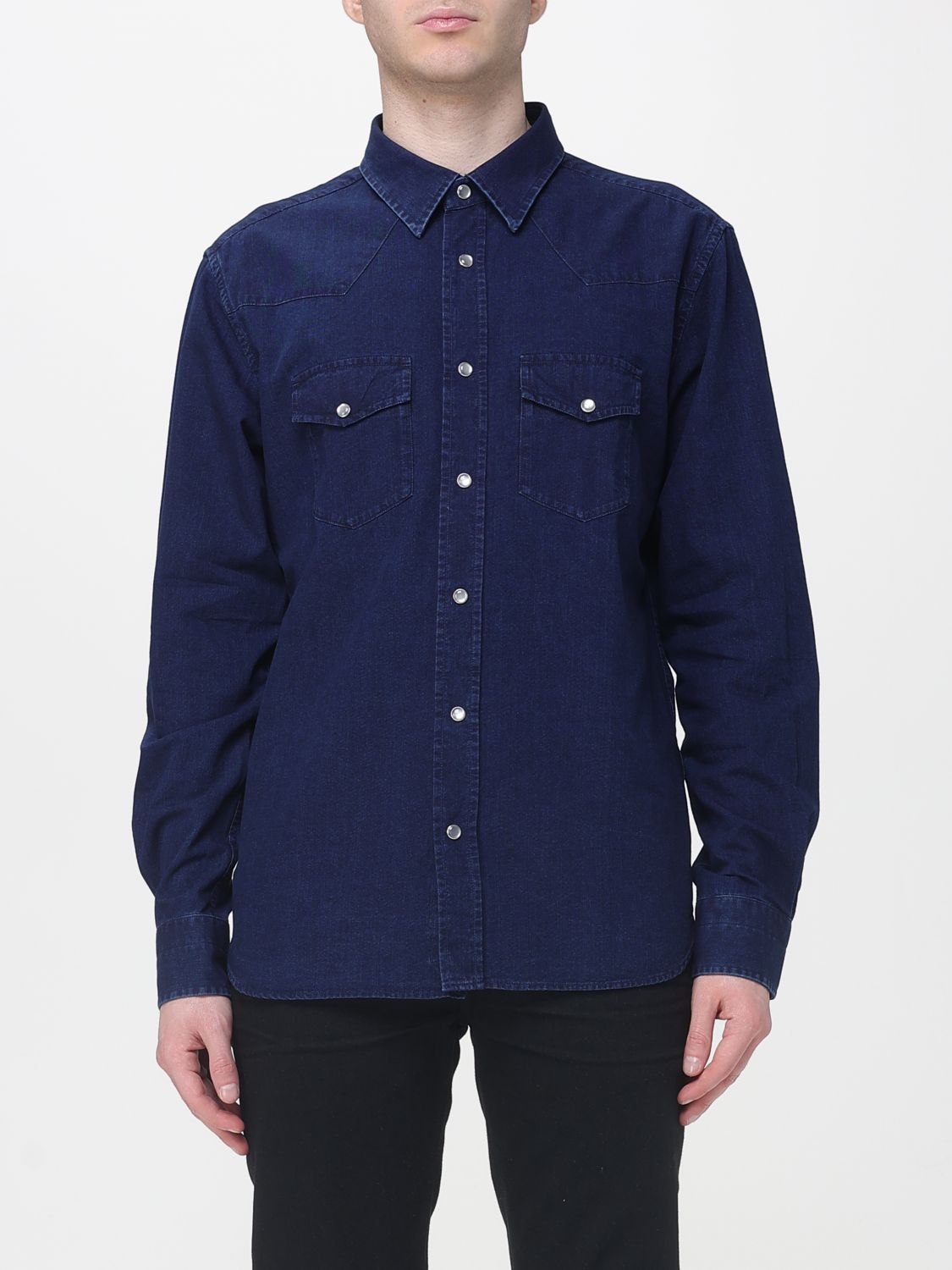 Tom Ford Tom Ford Shirt Men Blue Size US L / EU 52-54 / 3 - 1 Thumbnail