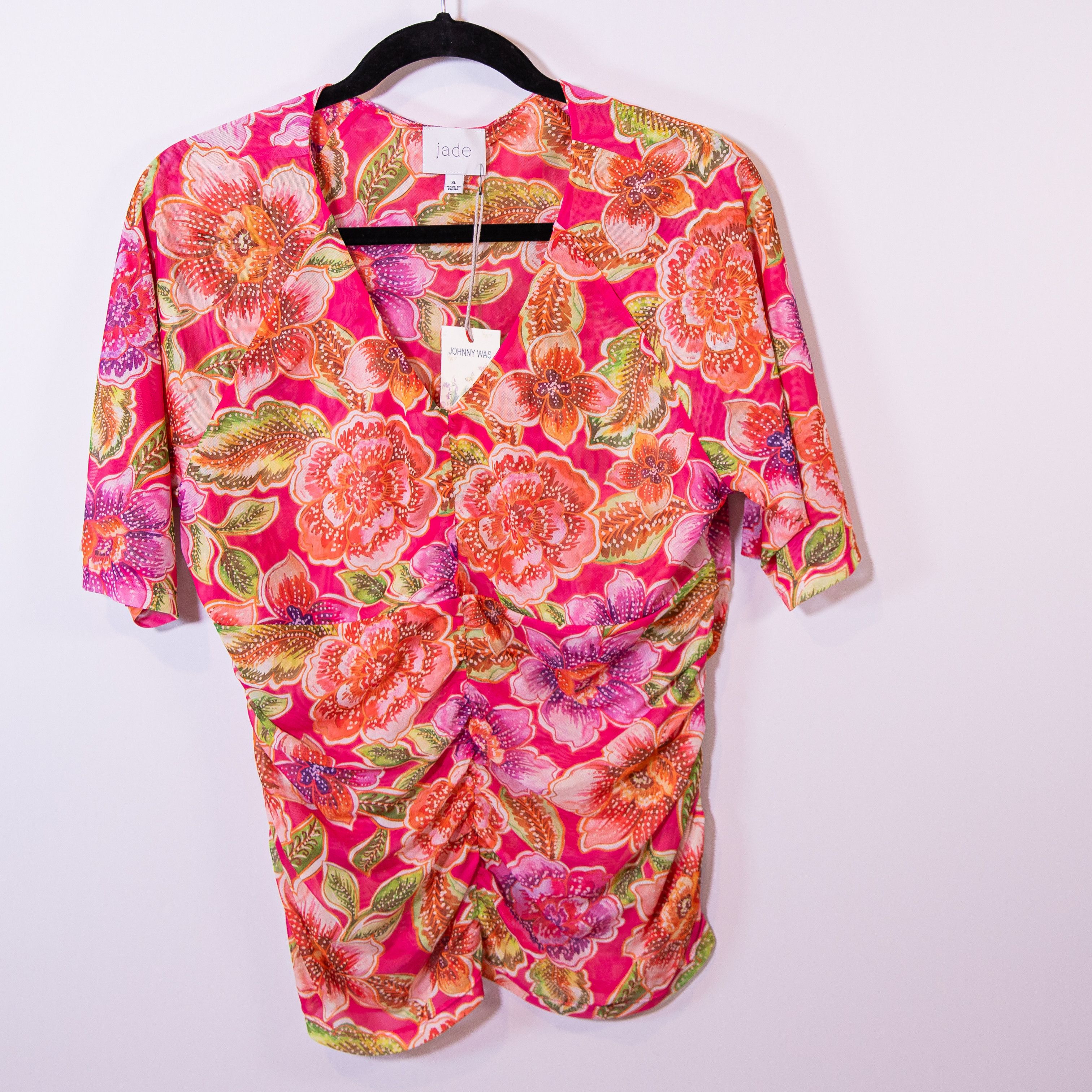 Johnny Was NEW Johnny Was Jade Corbetta Relaxed Smocked Size L / US 10 / IT 46 - 1 Thumbnail