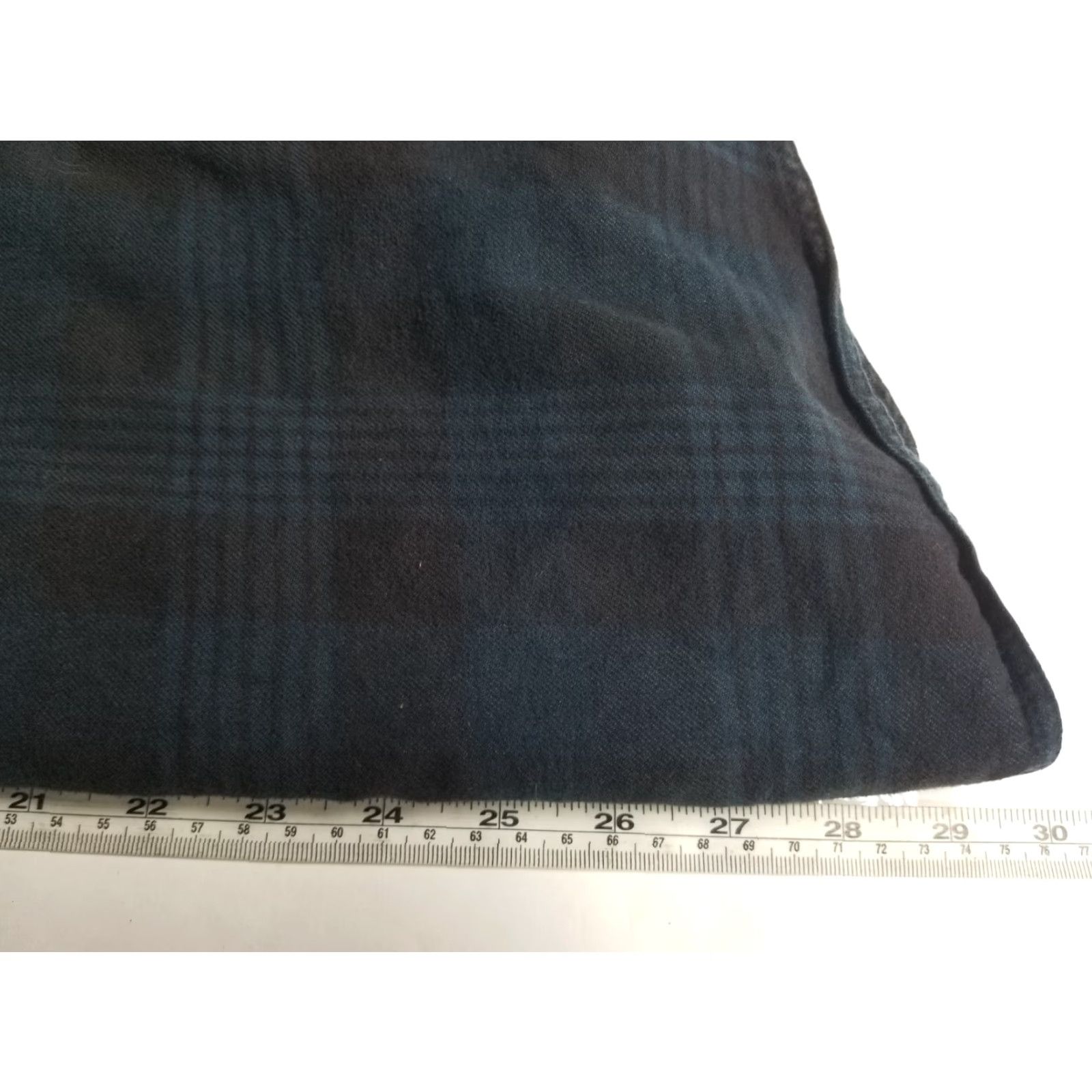Vintage Dark Seas Men's Long Sleeve Button-Down Plaid Flannel Shirt Blue Small Size US S / EU 44-46 / 1 - 6 Thumbnail