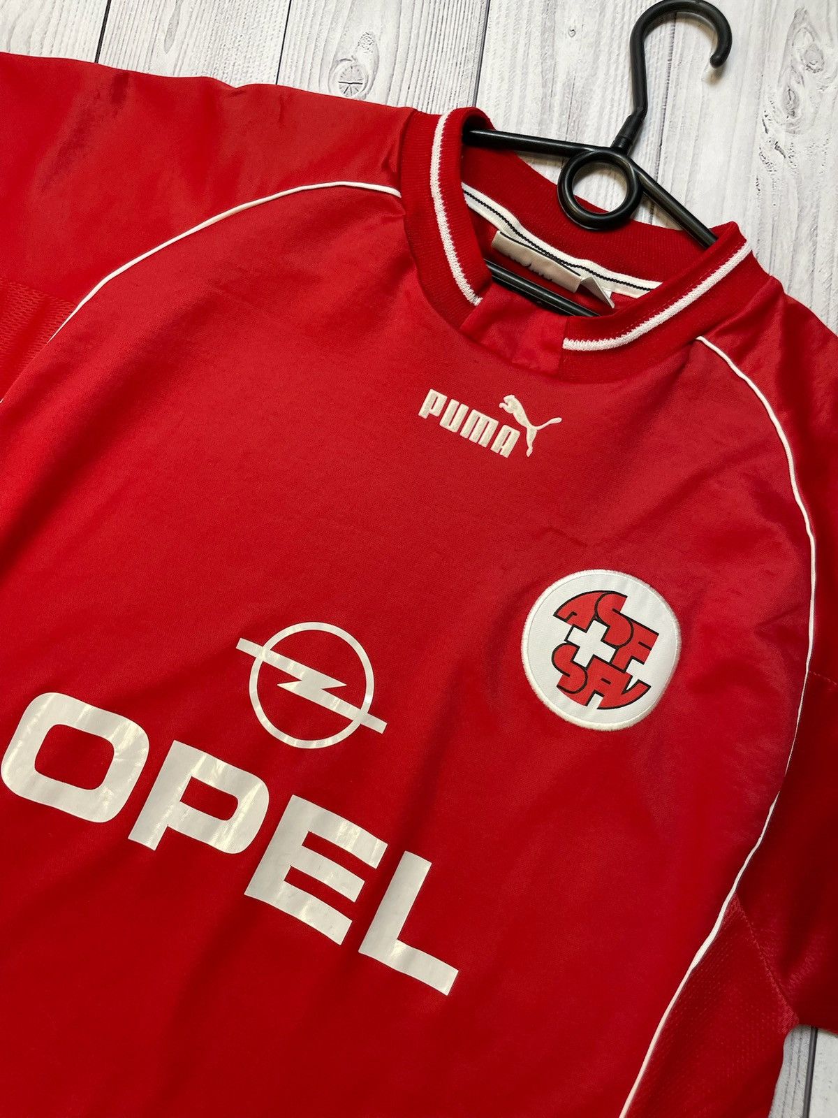 Puma × Vintage Vintage puma Switzerland soccer jersey Opel logo rare size L Size US L / EU 52-54 / 3 - 2 Thumbnail