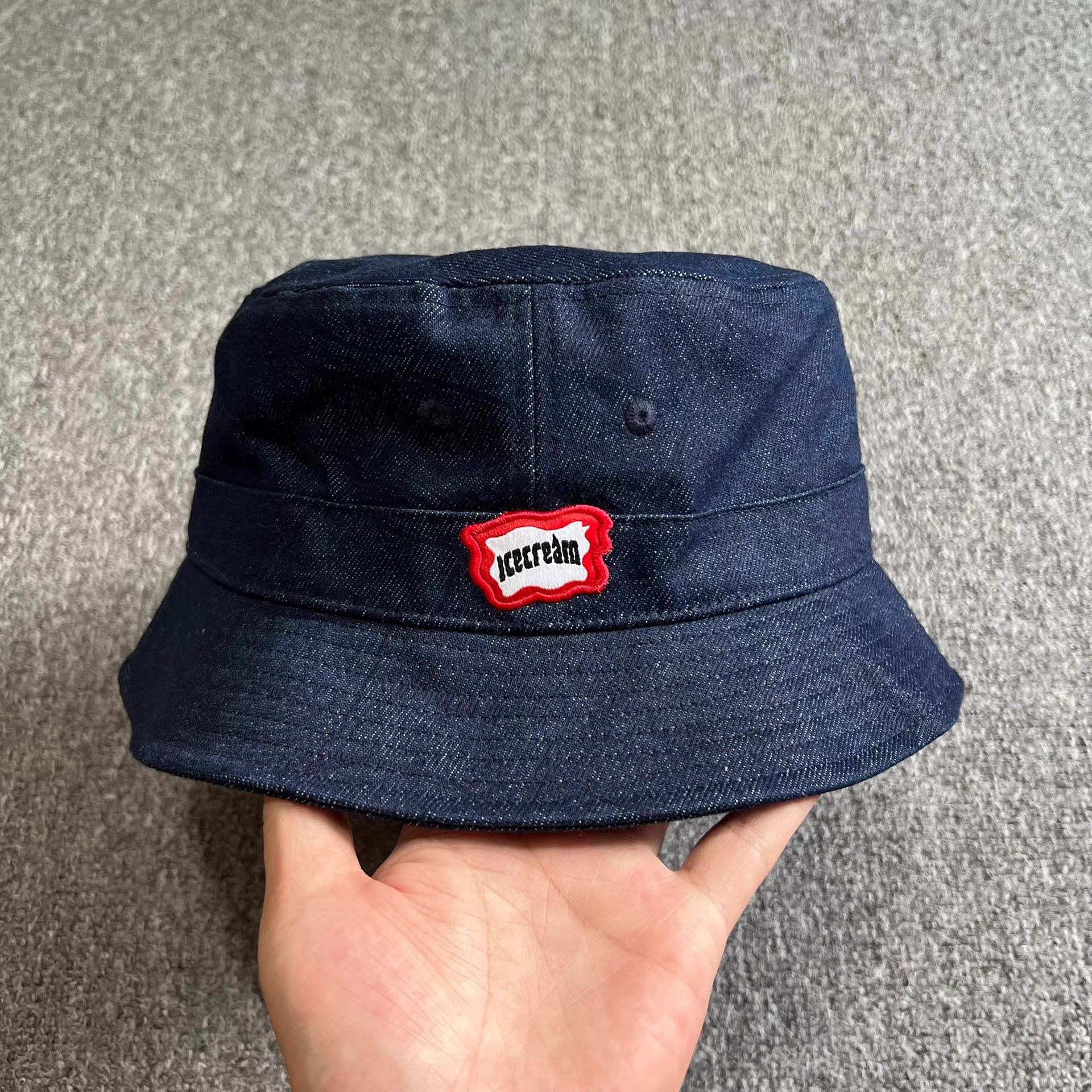 Billionaire Boys Club BBC ICECREAM Denim Embroidered Jacquard Bucket Hat Q7 Size ONE SIZE - 1 Thumbnail