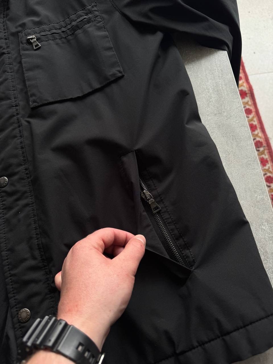 Prada Prada art SGA848 wind stopper waterproof coat jacket size 56 Size US XL / EU 56 / 4 - 13 Thumbnail