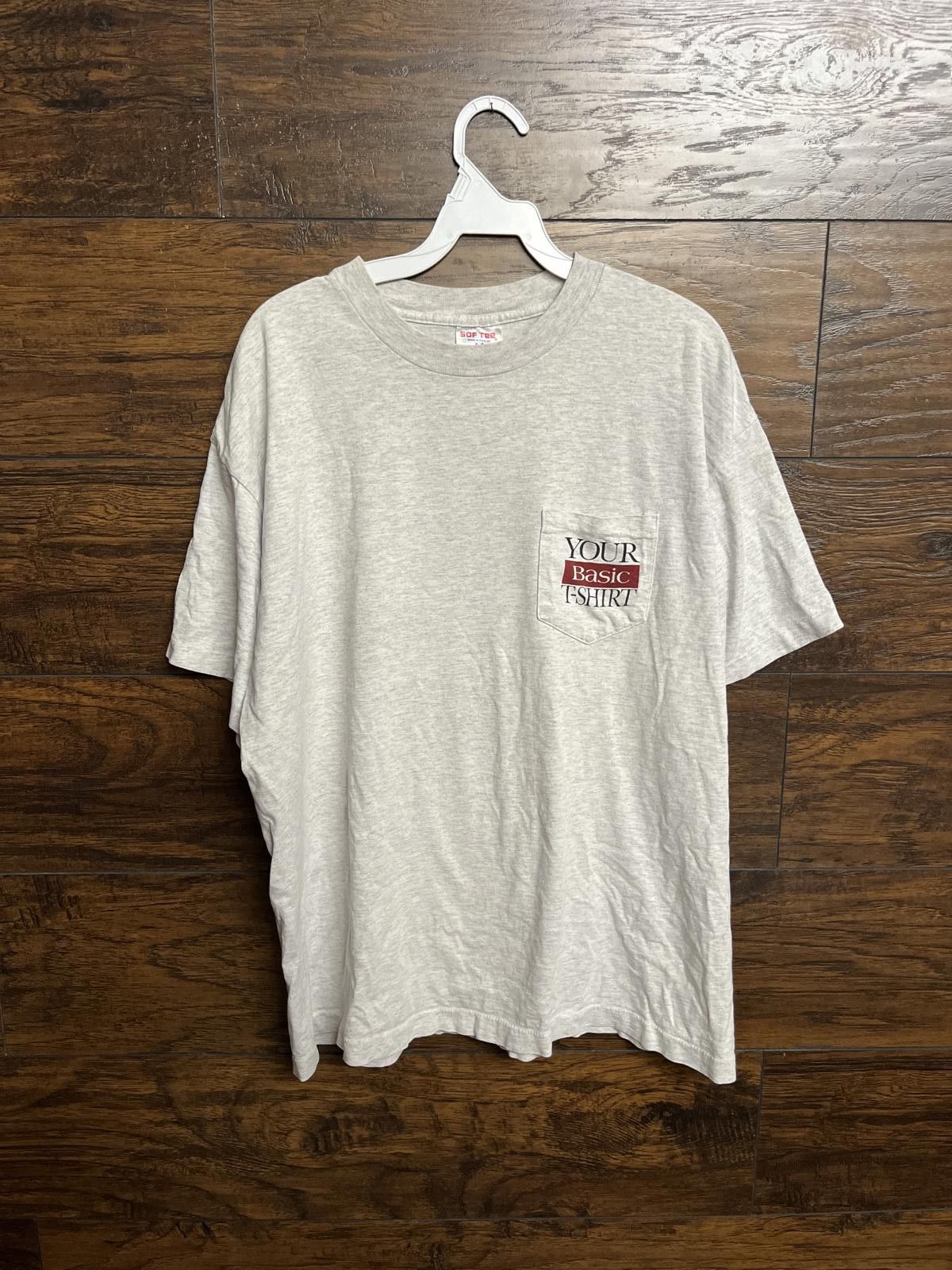 Designer VTG Basic Cigarettes T-shirt Keep it Basic Tee Made in USA Size US XL / EU 56 / 4 - 1 Thumbnail