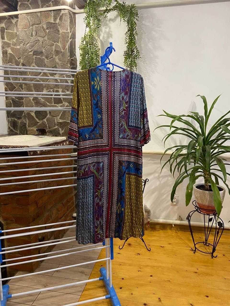 Etro ETRO 100% Viscosa Multicolour Lind Dress Size M / US 6-8 / IT 42-44 - 2 Thumbnail