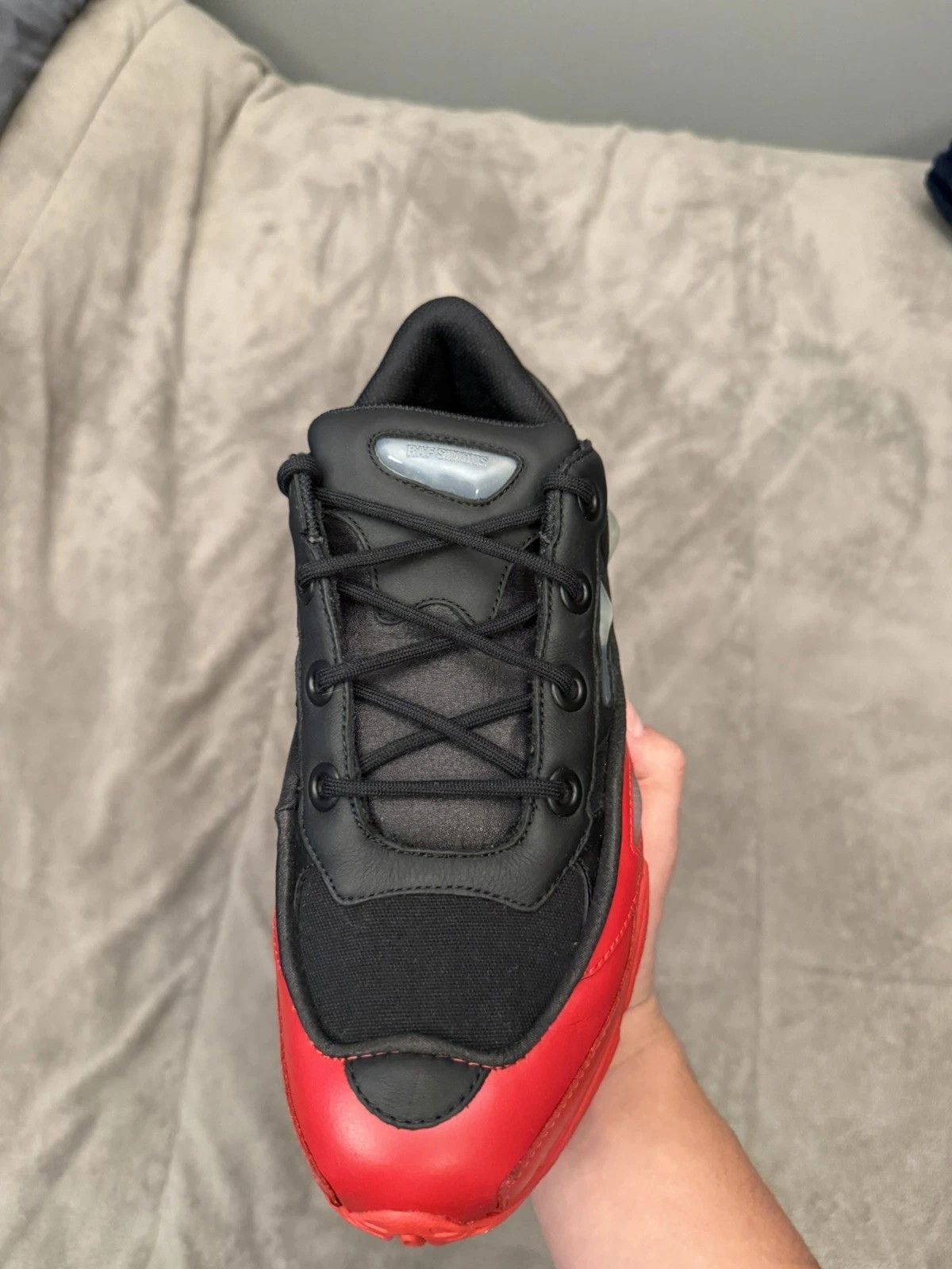 Raf Simons Adidas Raf Simons Ozweego 3 Black Scarlet Red 10 DA8775 Size US 10 / EU 43 - 5 Thumbnail