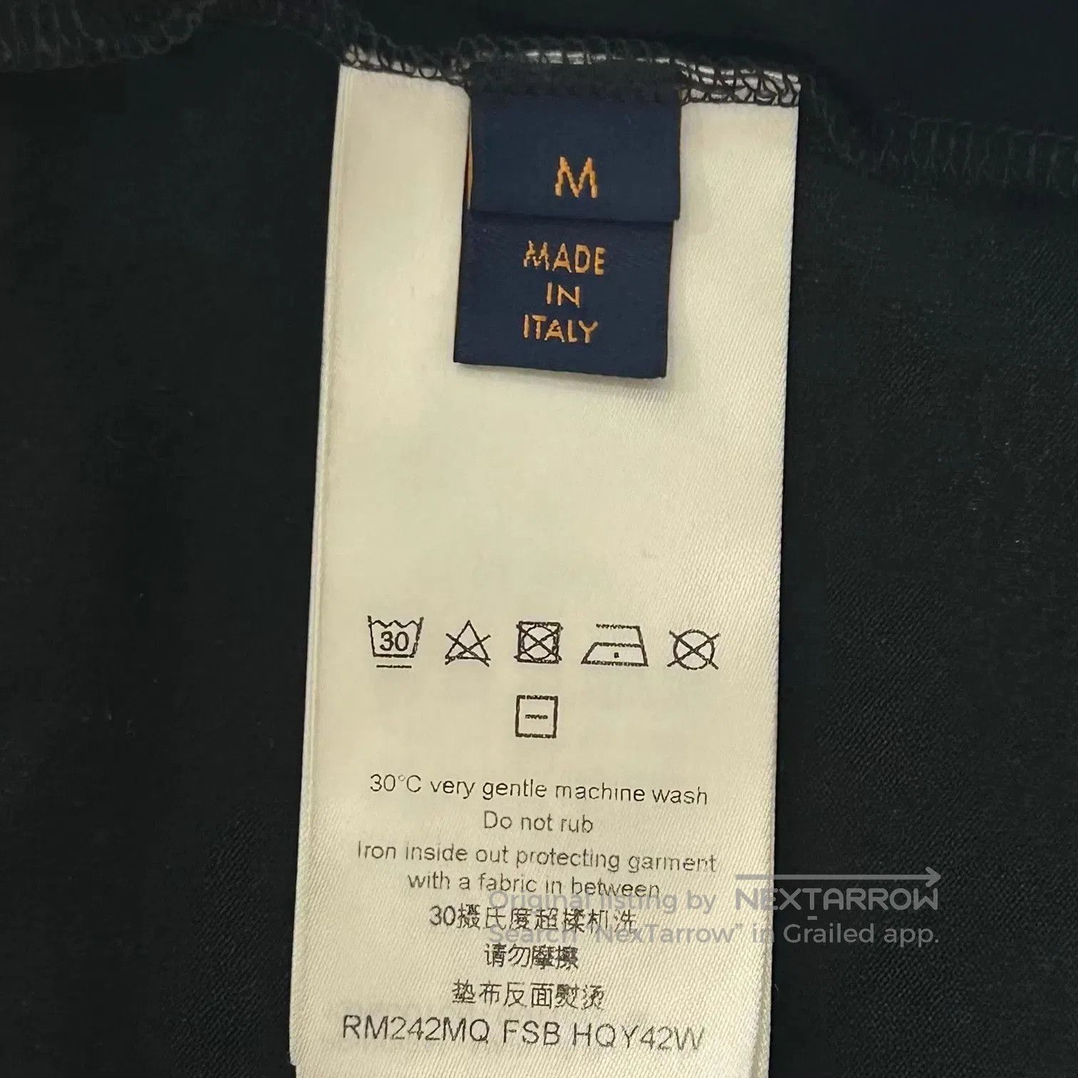 Louis Vuitton Black Short Sleeve Patterned T-Shirt Size M. Size US M / EU 48-50 / 2 - 4 Thumbnail