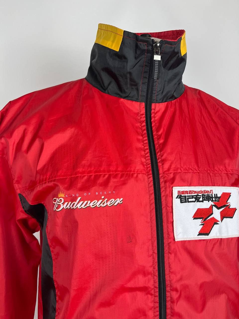 Budweiser × Vintage Manchester United Budweiser Offical Beer Red Jacket (0575) Size US L / EU 52-54 / 3 - 4 Thumbnail