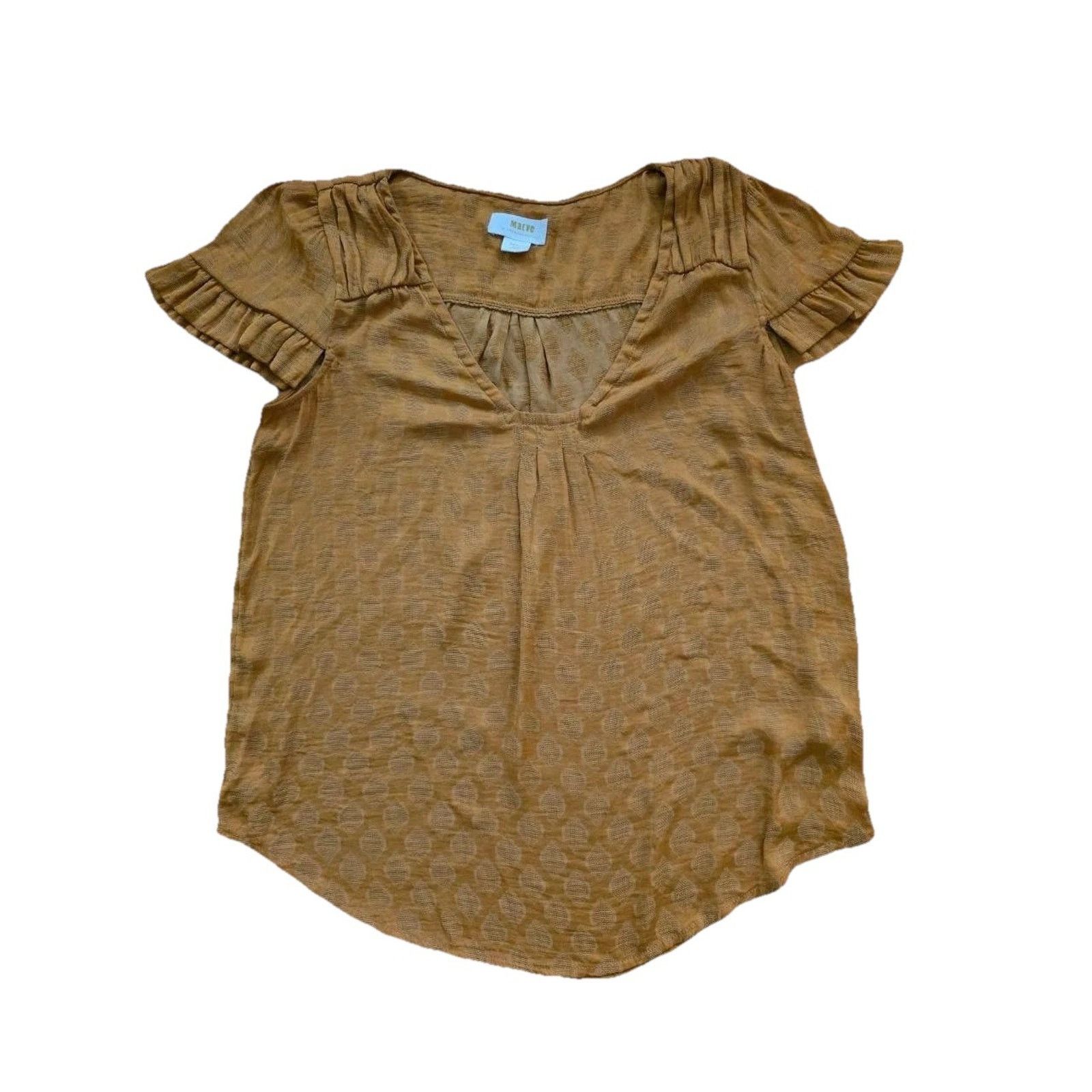 Anthropologie Anthropologie Maeve Hailey Flutter Sleeve size S A001561 Size S / US 4 / IT 40 - 3 Thumbnail