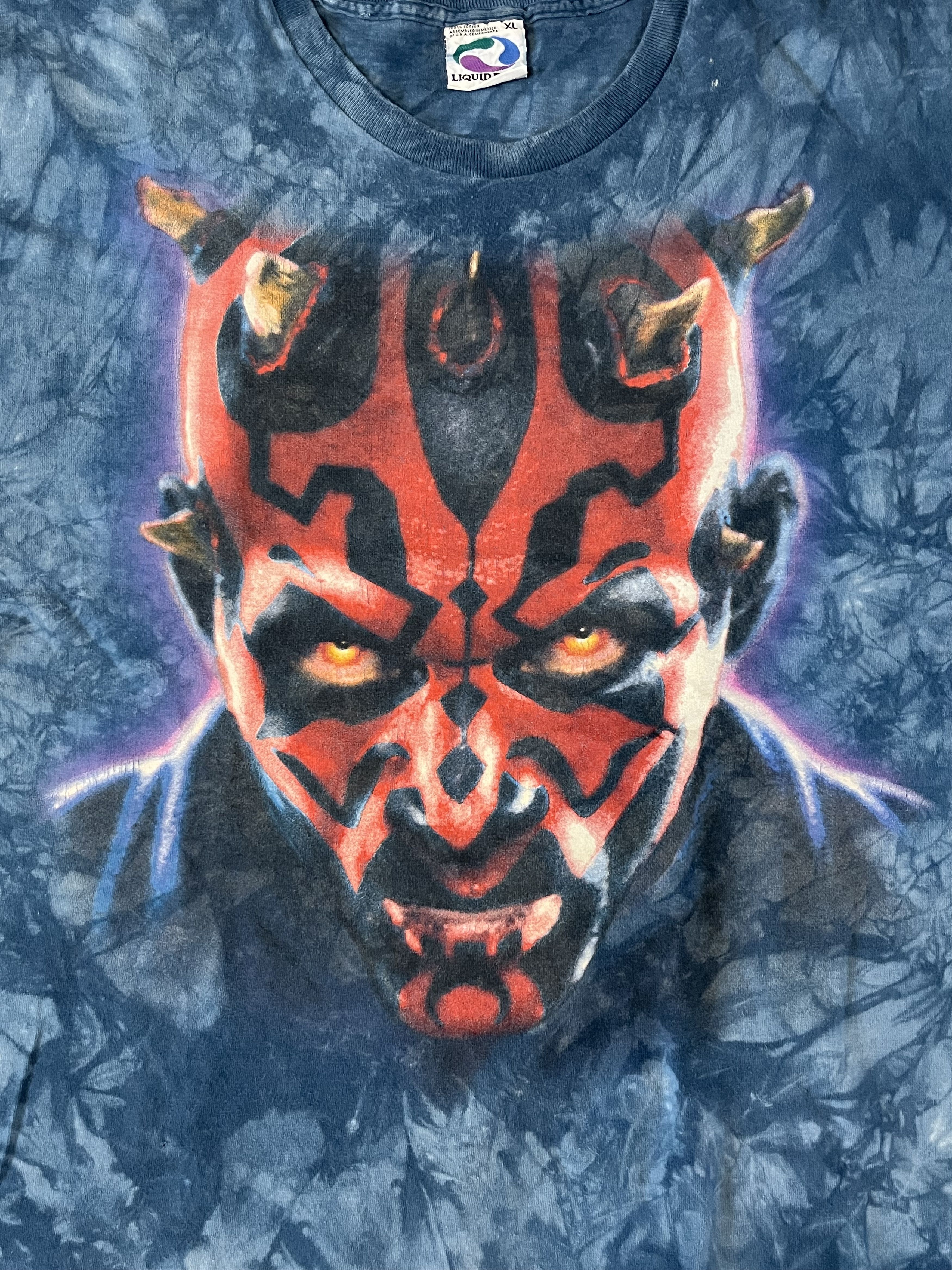 Liquid Blue × Star Wars × Vintage 90s Liquid Blue Star Wars Darth Maul Episode 1 Size US L / EU 52-54 / 3 - 4 Thumbnail