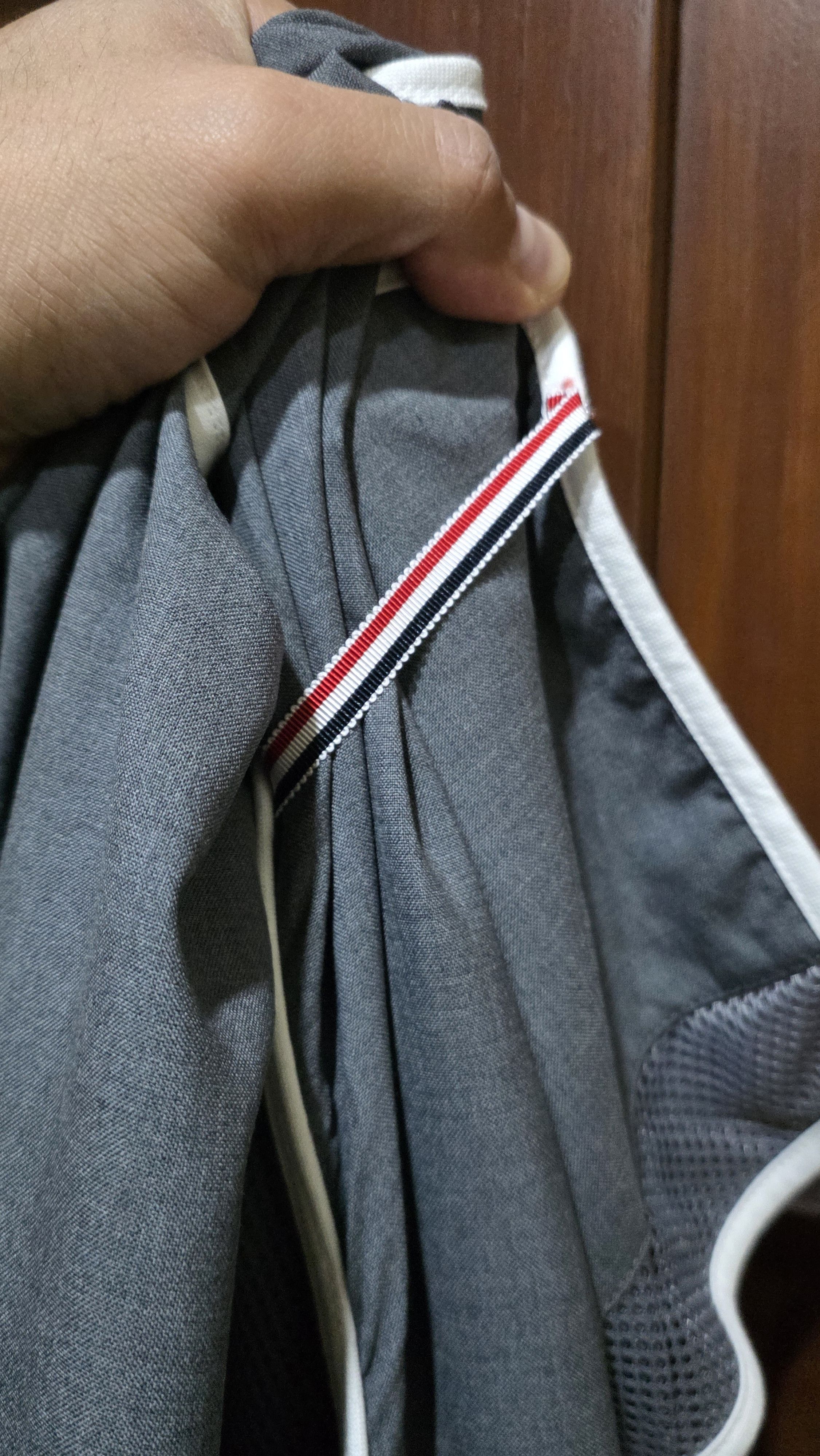 Thom Browne Thom Browne Grey Wool Jacket Size US XL / EU 56 / 4 - 9 Thumbnail