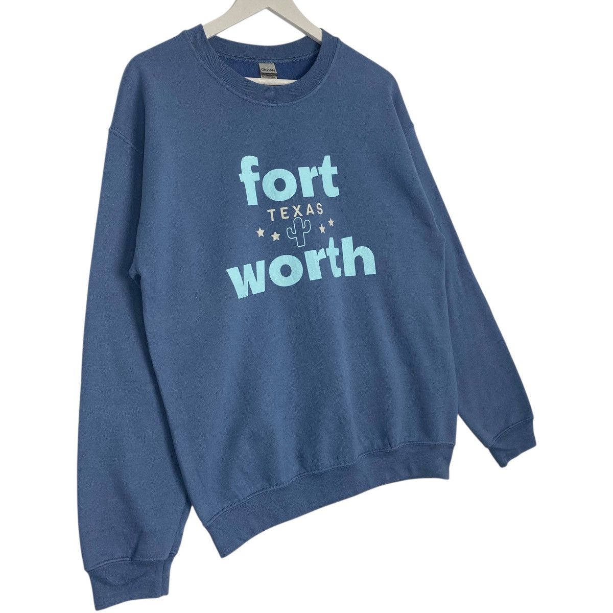 Vintage Vintage Forth Worth Texas Sweatshirt Crewneck Blue Big Logo Size US M / EU 48-50 / 2 - 3 Thumbnail