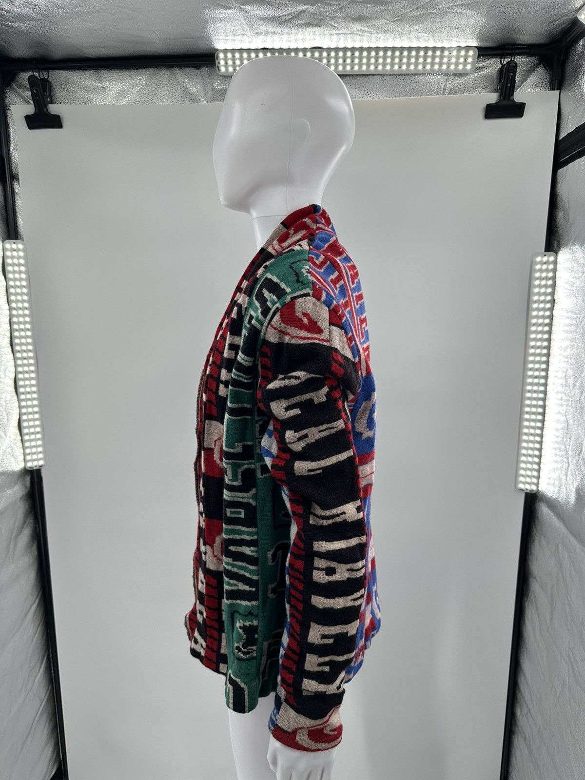 Maison Margiela Maison Margiela Colorblock Cardigan Size US XL / EU 56 / 4 - 5 Thumbnail