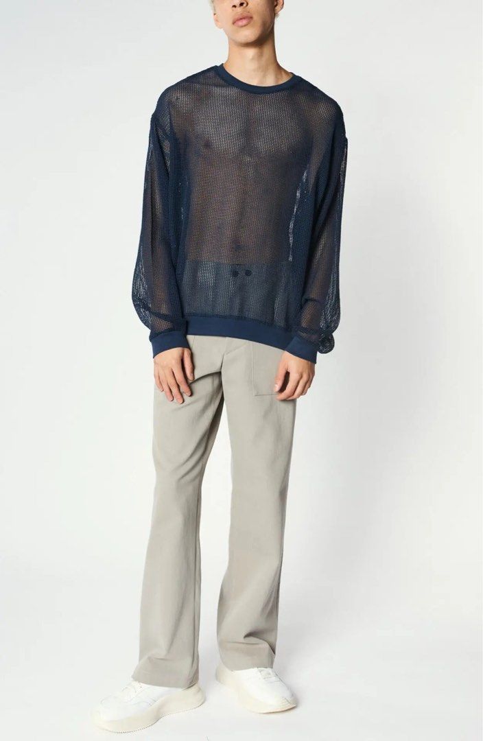Stussy Vintage Stussy Mesh Knit Sweater Size US M / EU 48-50 / 2 - 1 Thumbnail