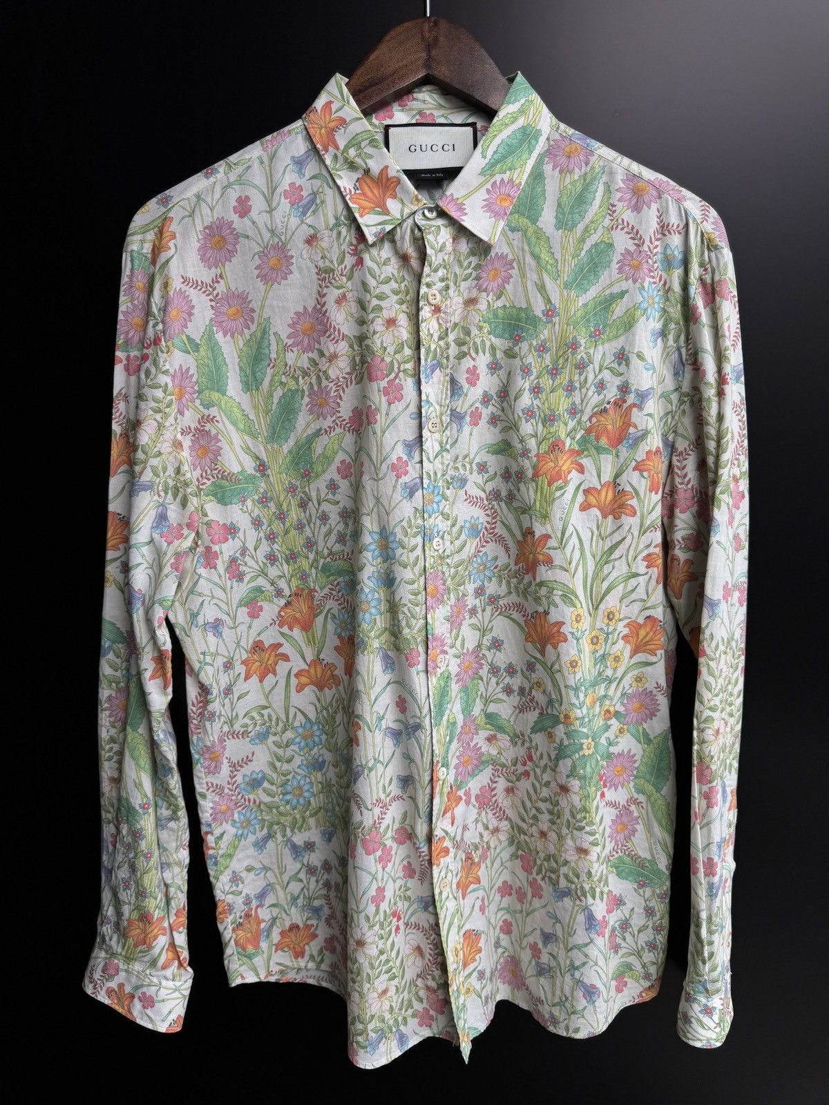 Gucci Gucci floral long sleeve button down Size US S / EU 44-46 / 1 - 1 Thumbnail