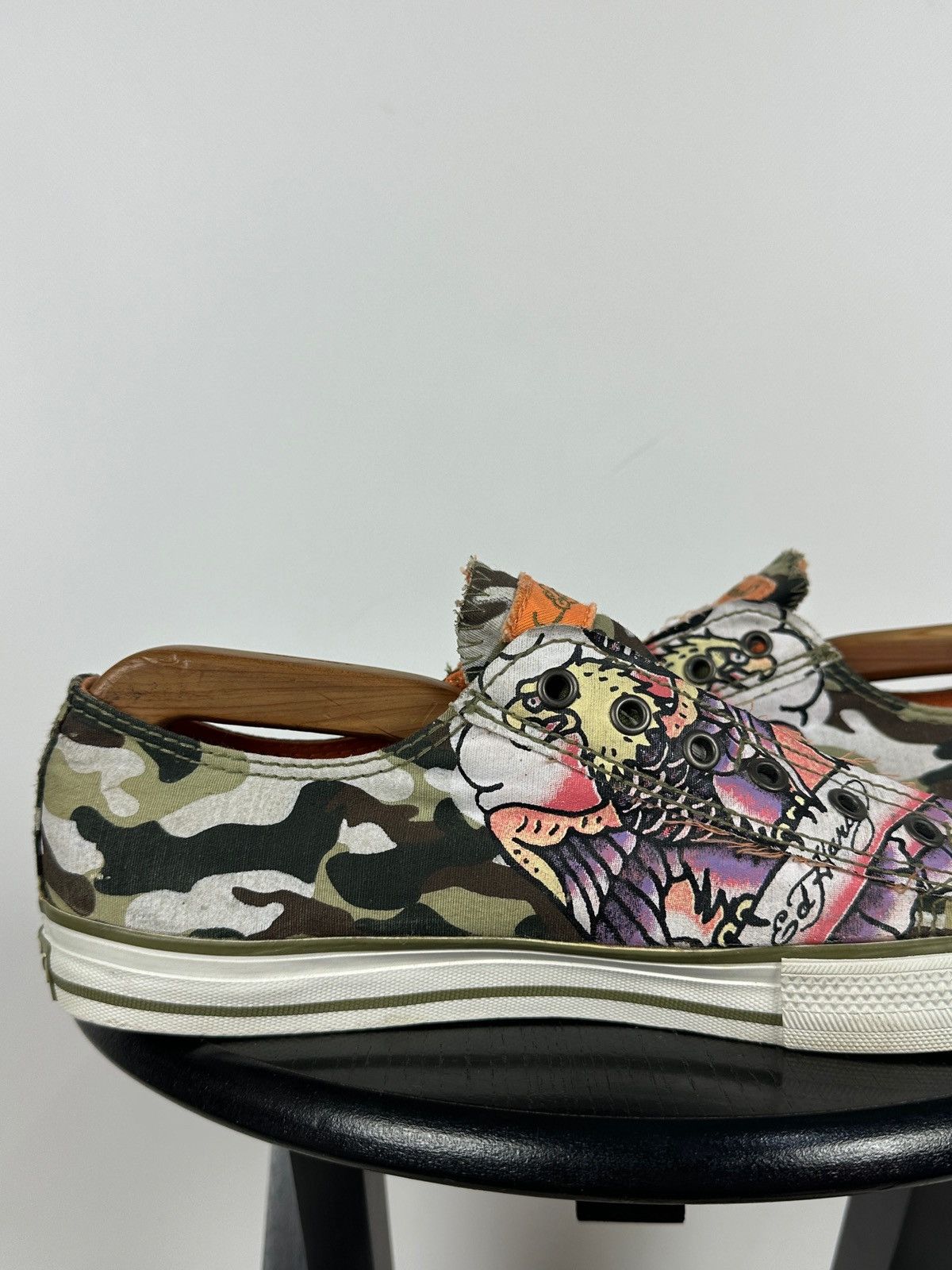 Ed Hardy Vintage Ed Hardy Y2K Camo Tattoo Graphic Slip On Sneakers Size US 11 / EU 44 - 19 Thumbnail