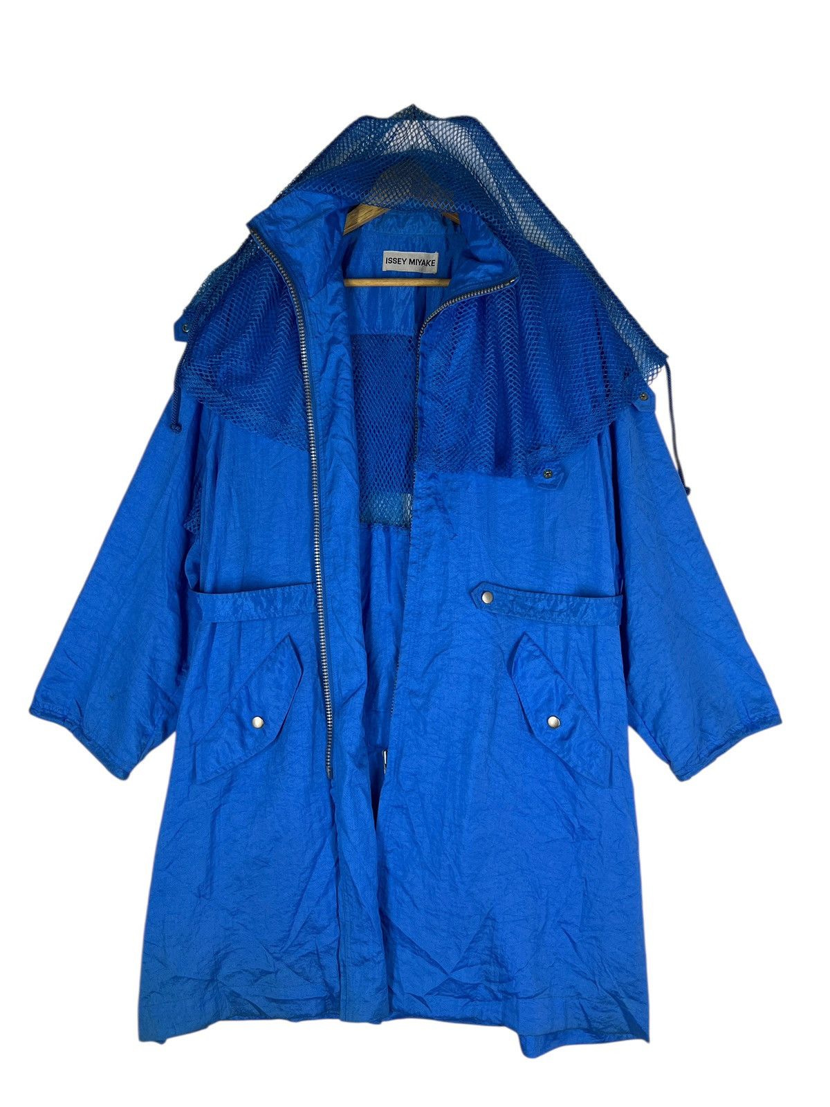 Issey Miyake 🔥 90s Rare Issey Miyake With Mesh Windcoat Made In Japan Size US M / EU 48-50 / 2 - 7 Thumbnail
