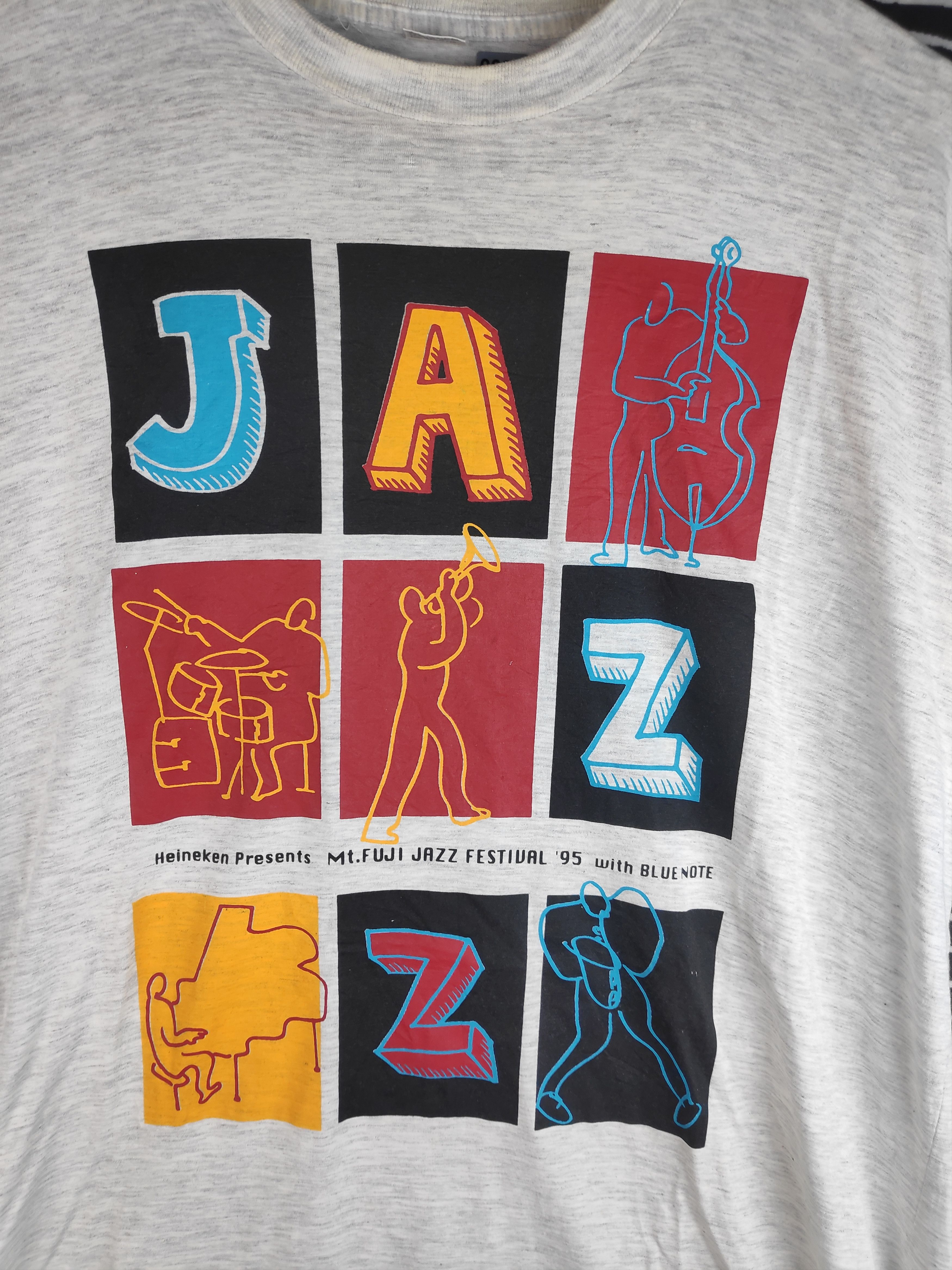 Band Tees Vtg 90s Jacky Terrasson Herbie Hancock Fuji Jazz Festival Size US L / EU 52-54 / 3 - 3 Thumbnail