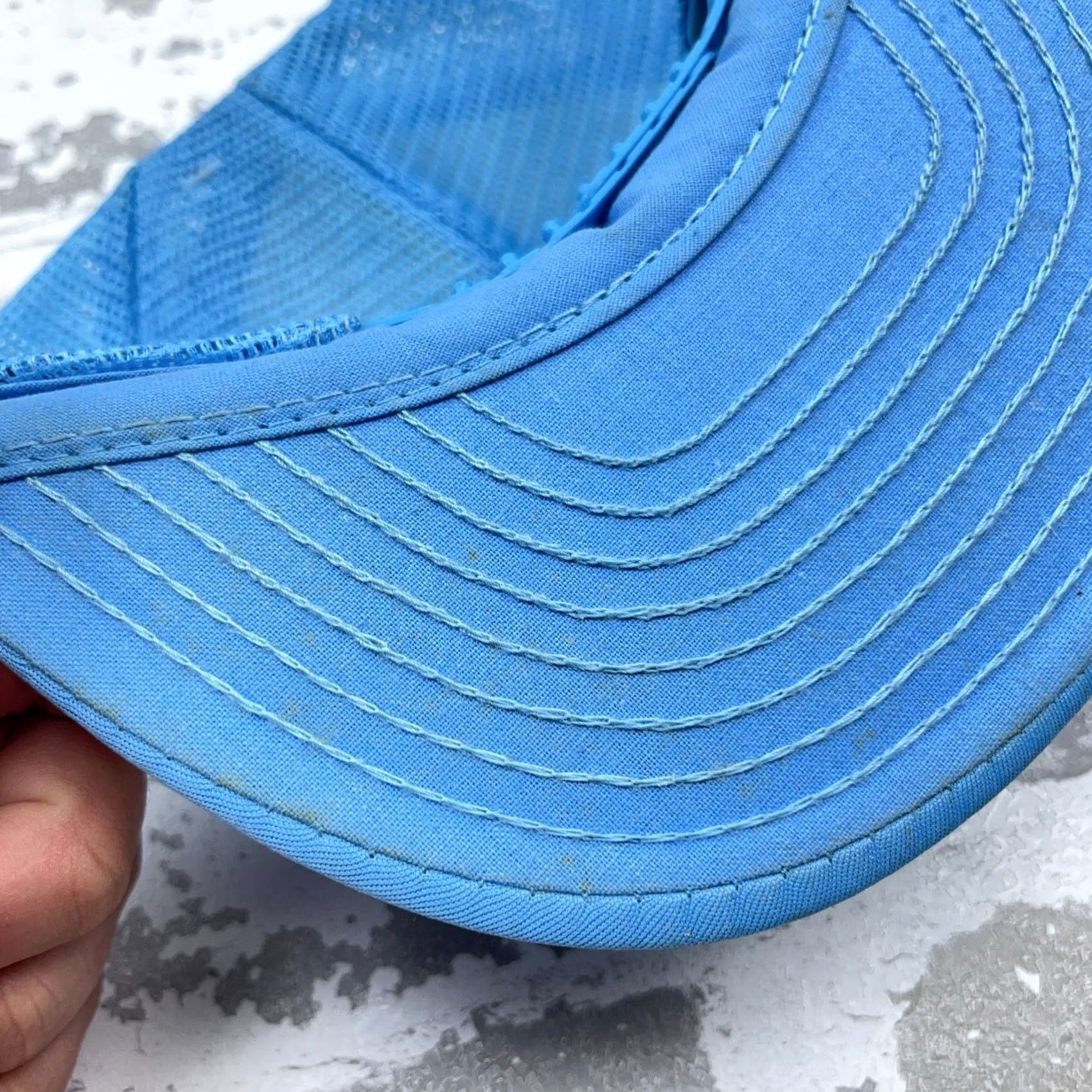 Vintage Vintage Trucker Hat Cap SnapBack Puffy Print 4x4 Truck Off Road 90s High Dome Cap Blue San Sun Mens One Size Adjustable Mesh Back Twill Polyester Hat Size ONE SIZE - 7 Thumbnail