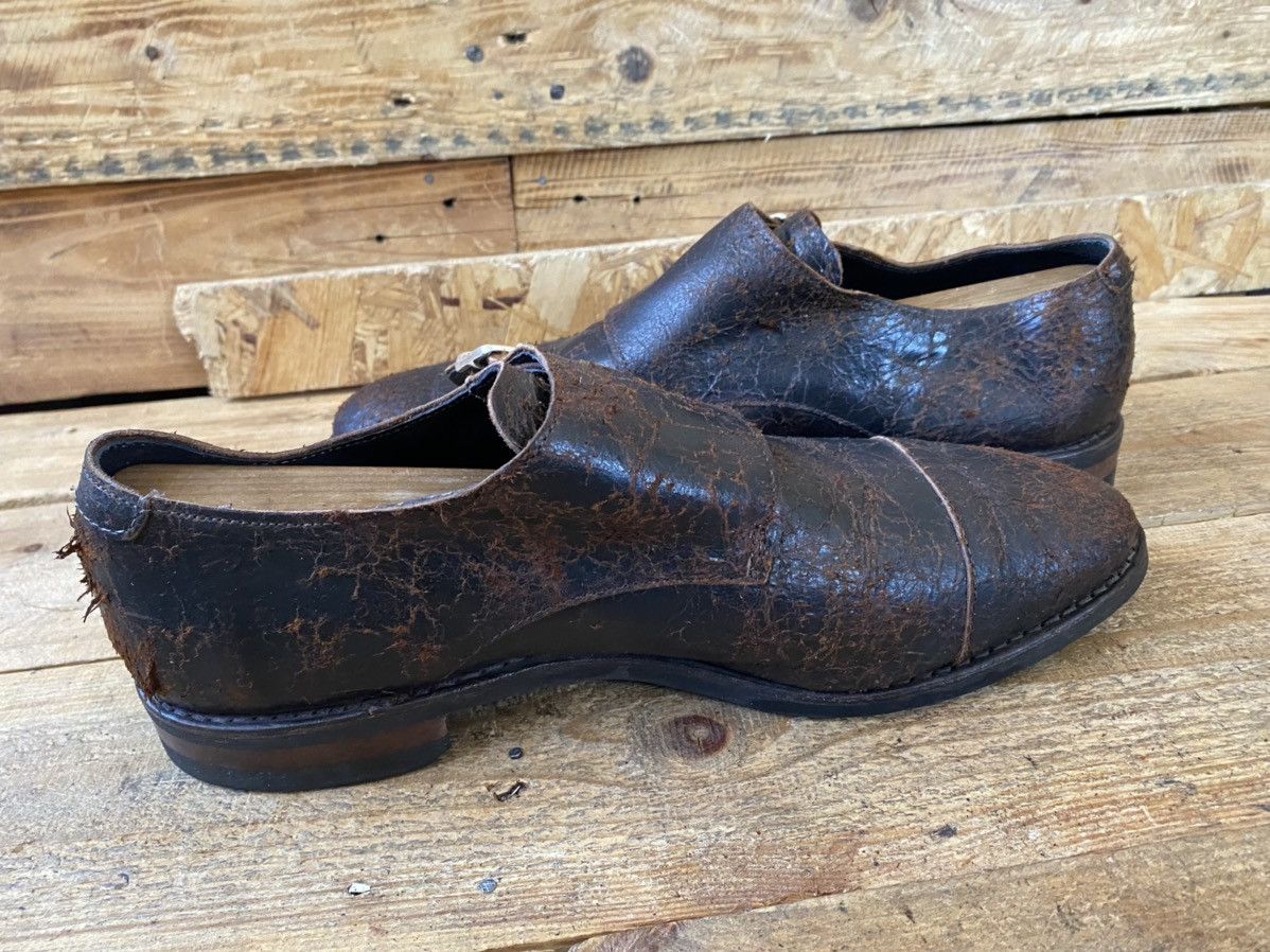 Allen Edmonds Allen edmond distressed double monk leather shoes sz10.5D Size US 10.5 / EU 43-44 - 15 Thumbnail