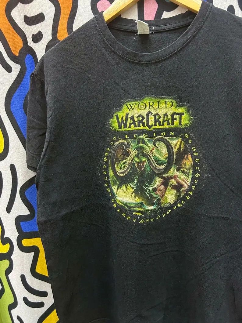 Vintage 2000s World of Warcraft tshirt size M