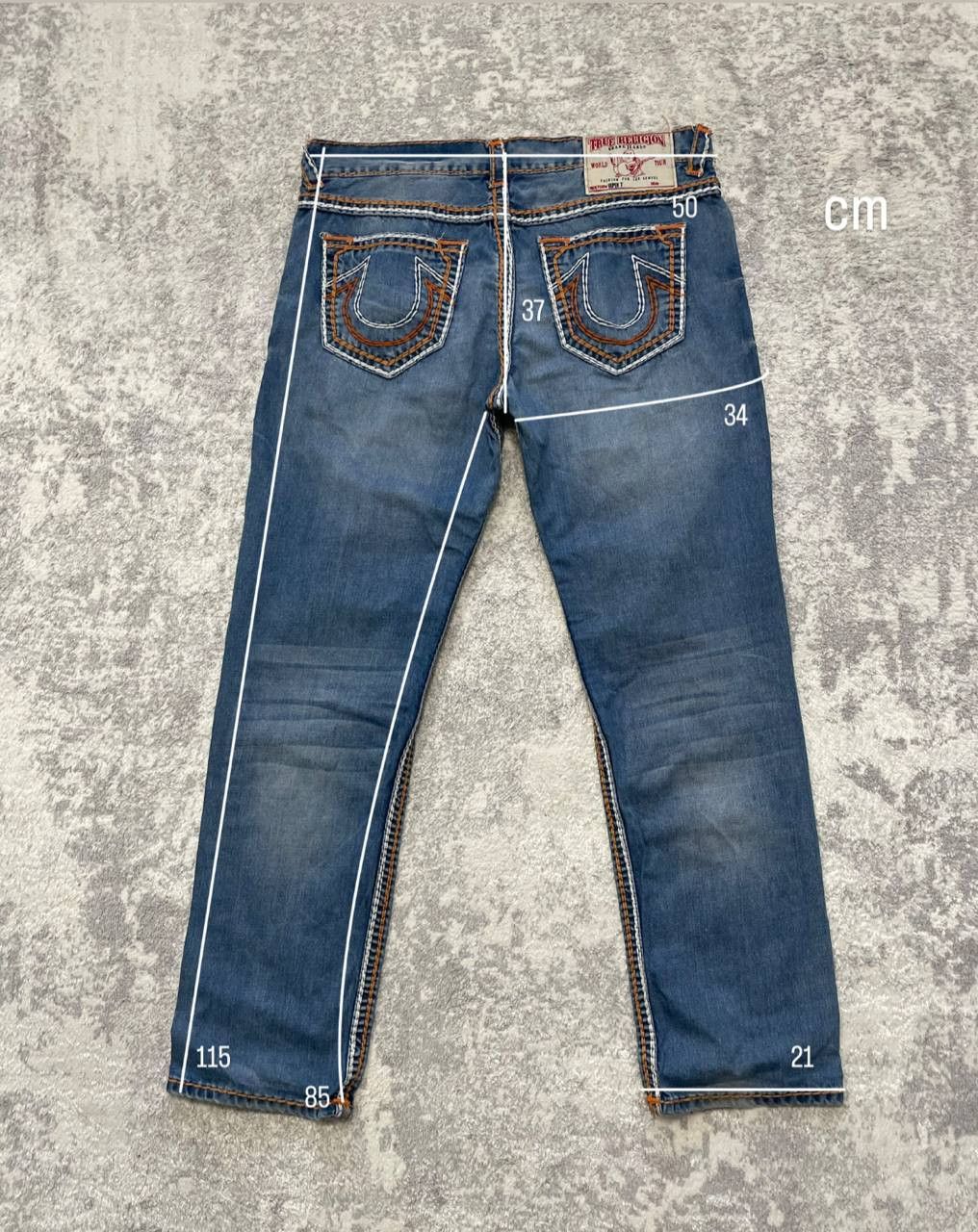 True Religion Vintage True Religion Super T Jeans Made in USA Authentic Size US 36 / EU 52 - 21 Thumbnail
