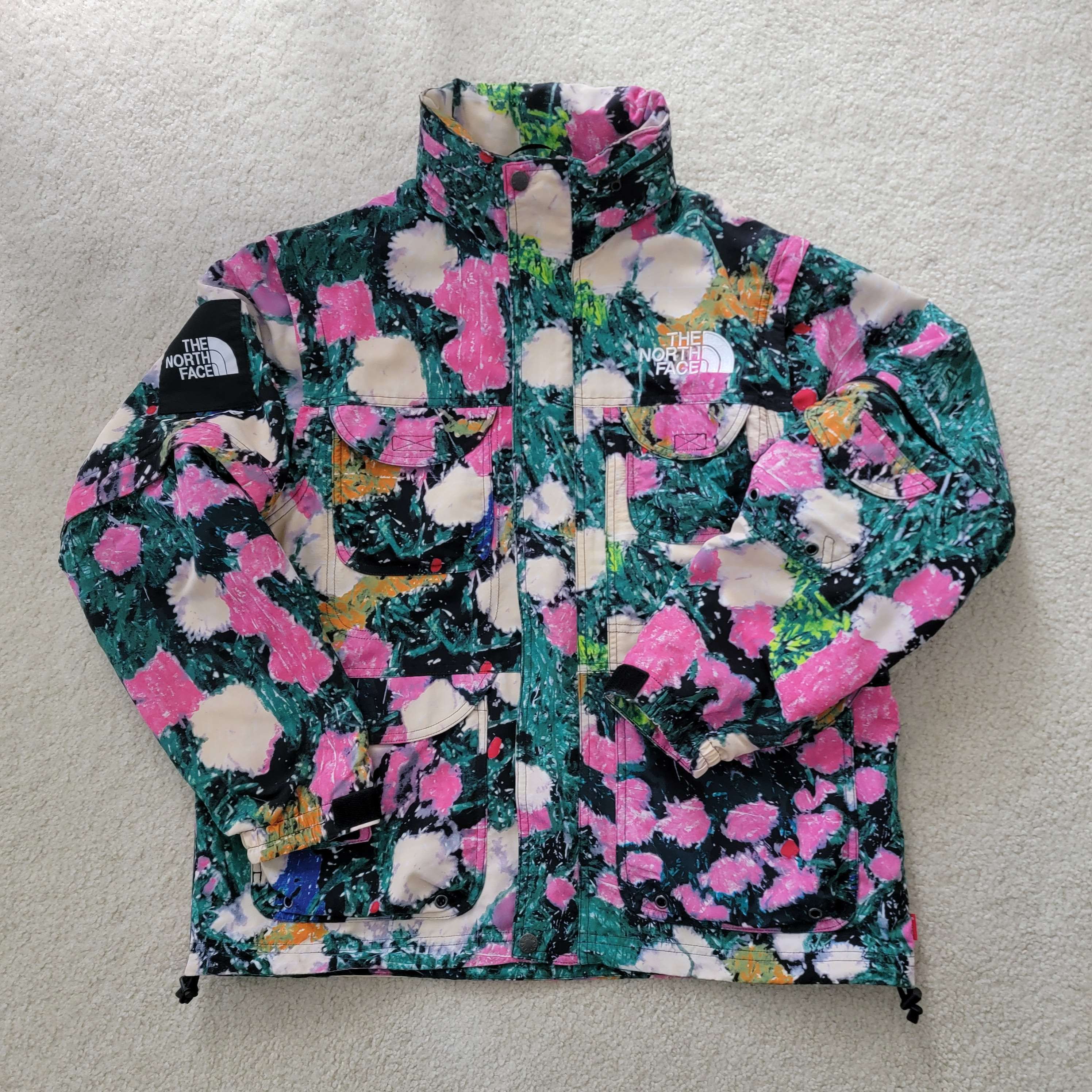 image of Supreme The North Face Trekking Convertible Jacket in Flowers, Men's (Size Small)